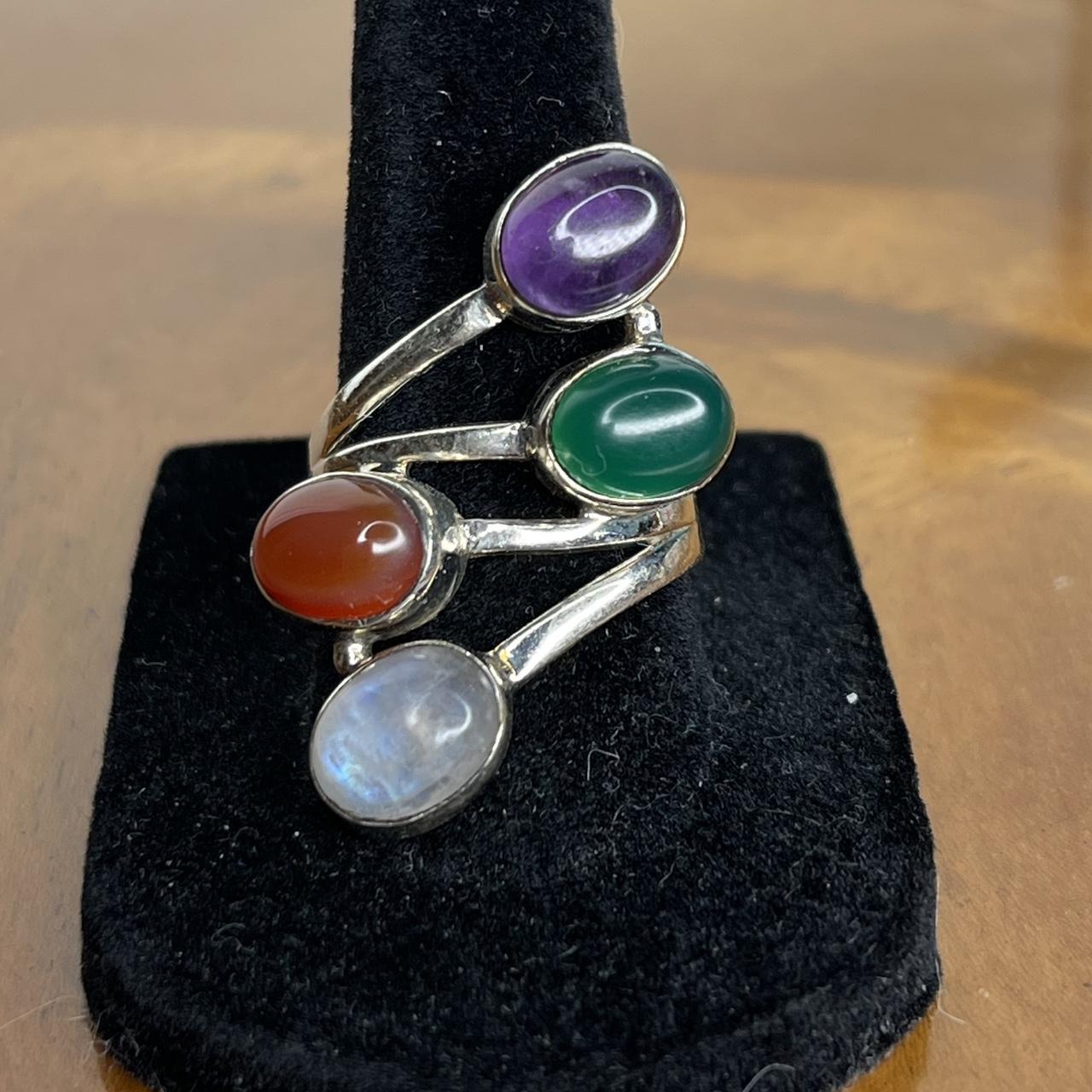 Women's Ring - Multi/Silver – Solid sterling silv… - image 1