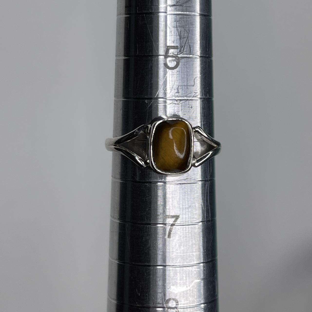 Women's Ring - Silver/Brown – Solid sterling silv… - image 5