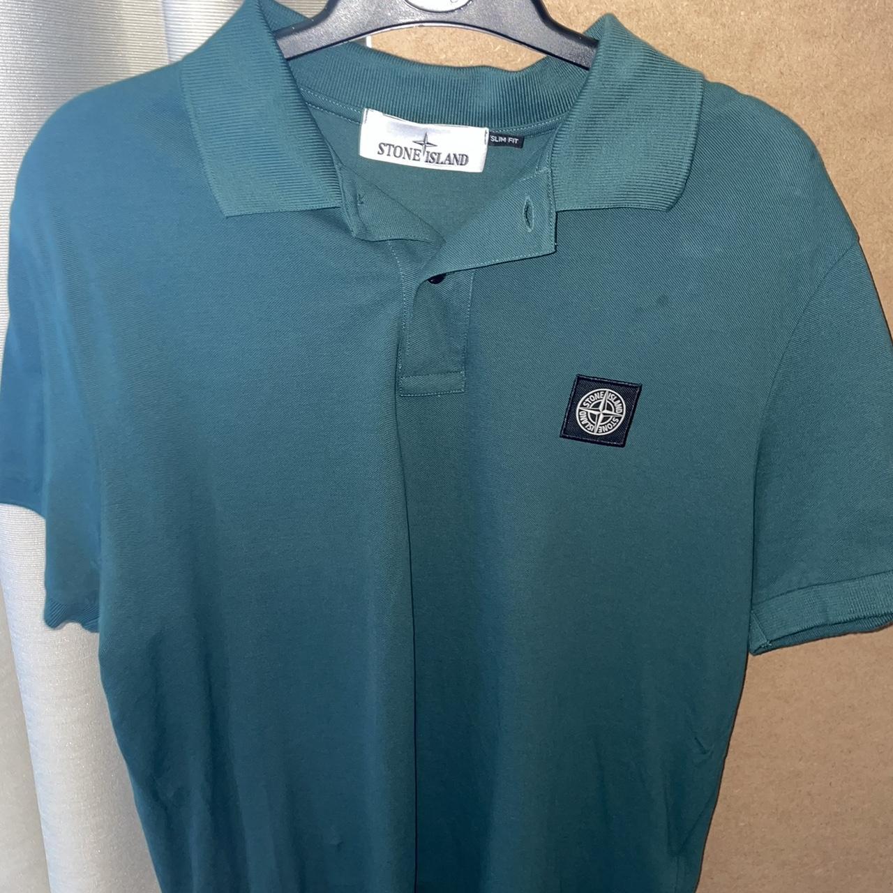 Stone island polo green online