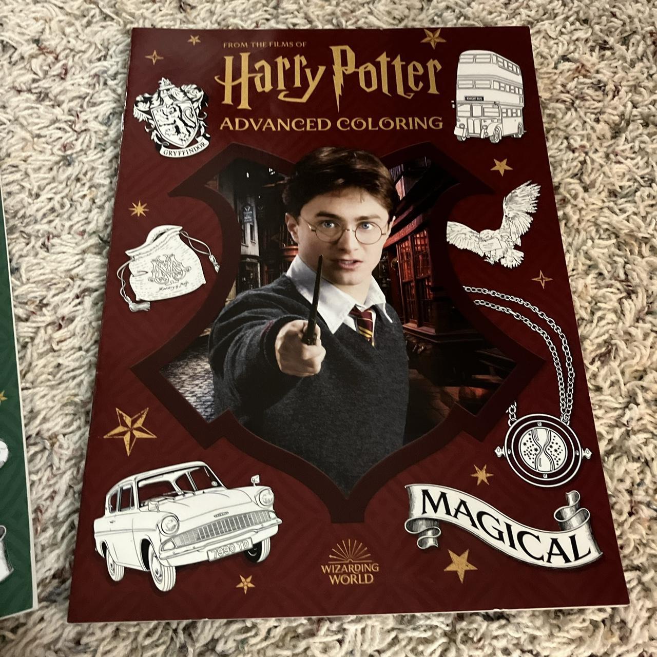 Harry Potter Advanced Coloring Book and Magical... - Depop