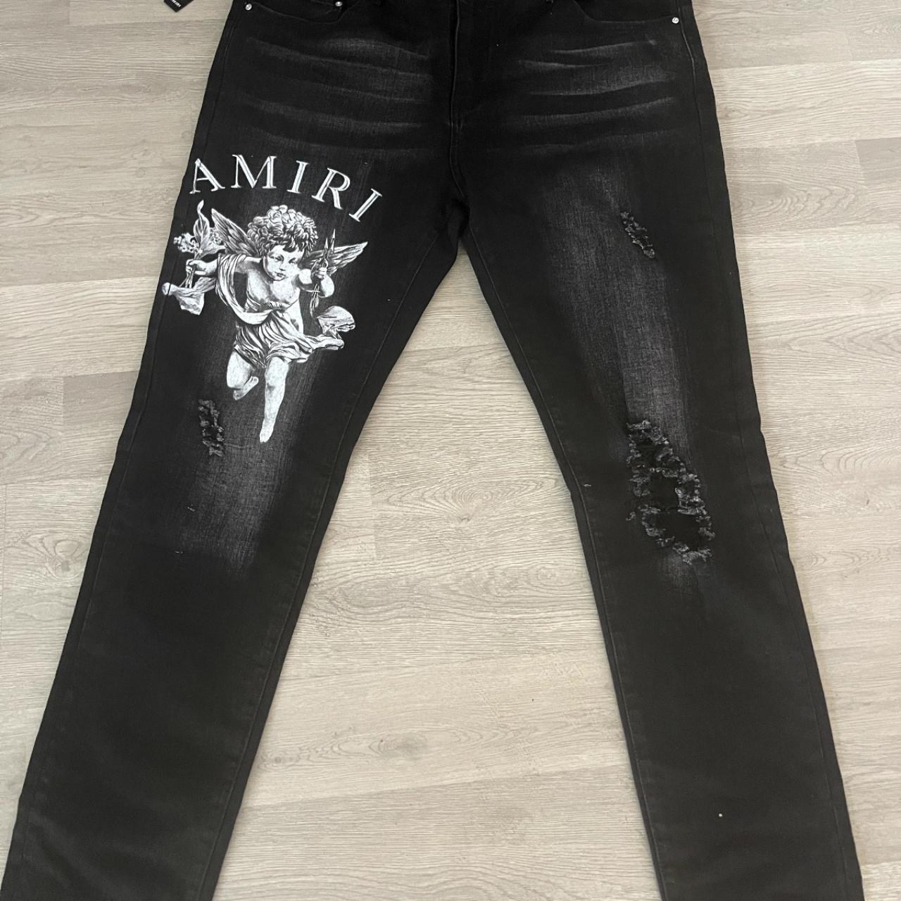 Used Amiri jeans. Size 34. Clean. Wants to get rid of. | Depop