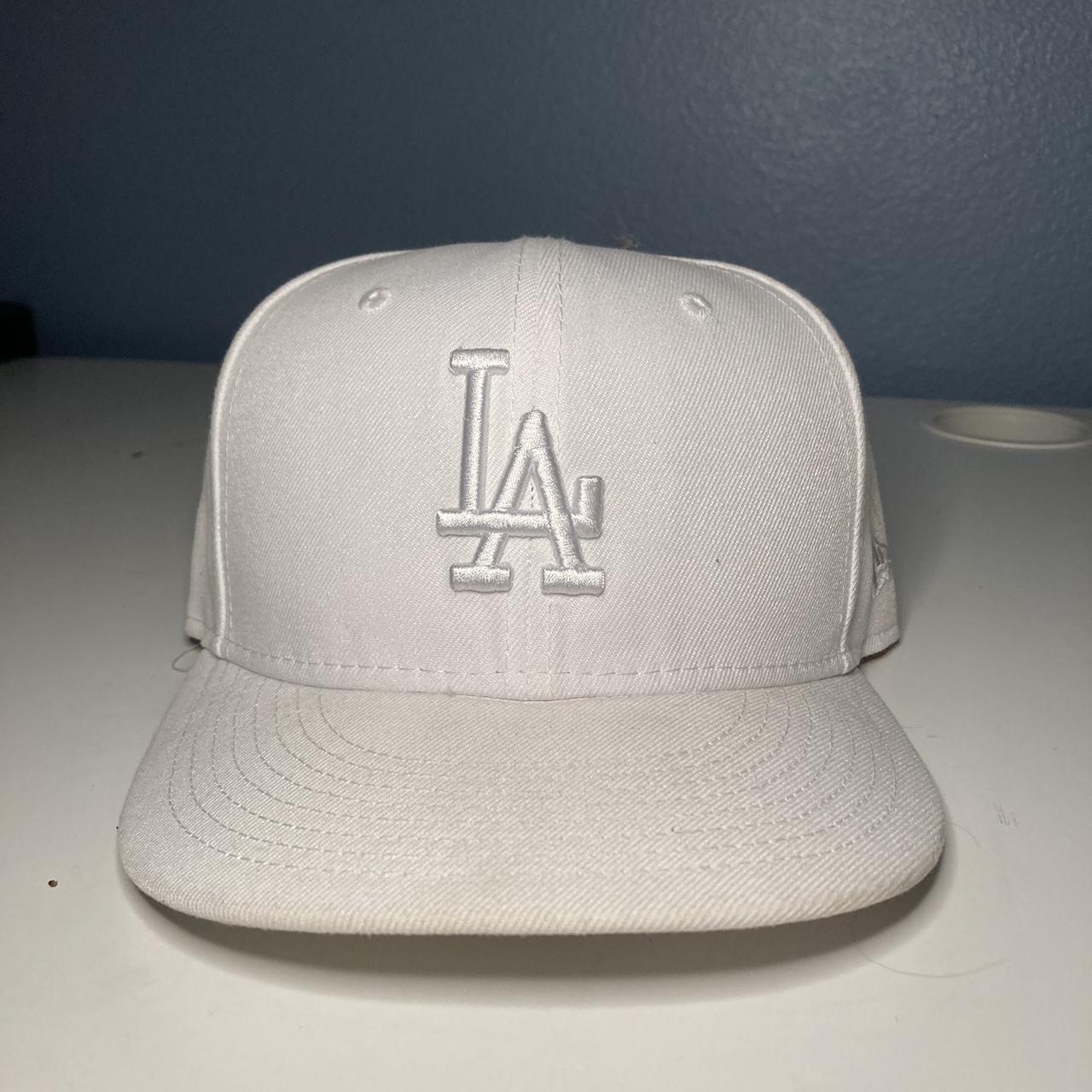 LA Dodgers Hat All White (Different hat than the... - Depop