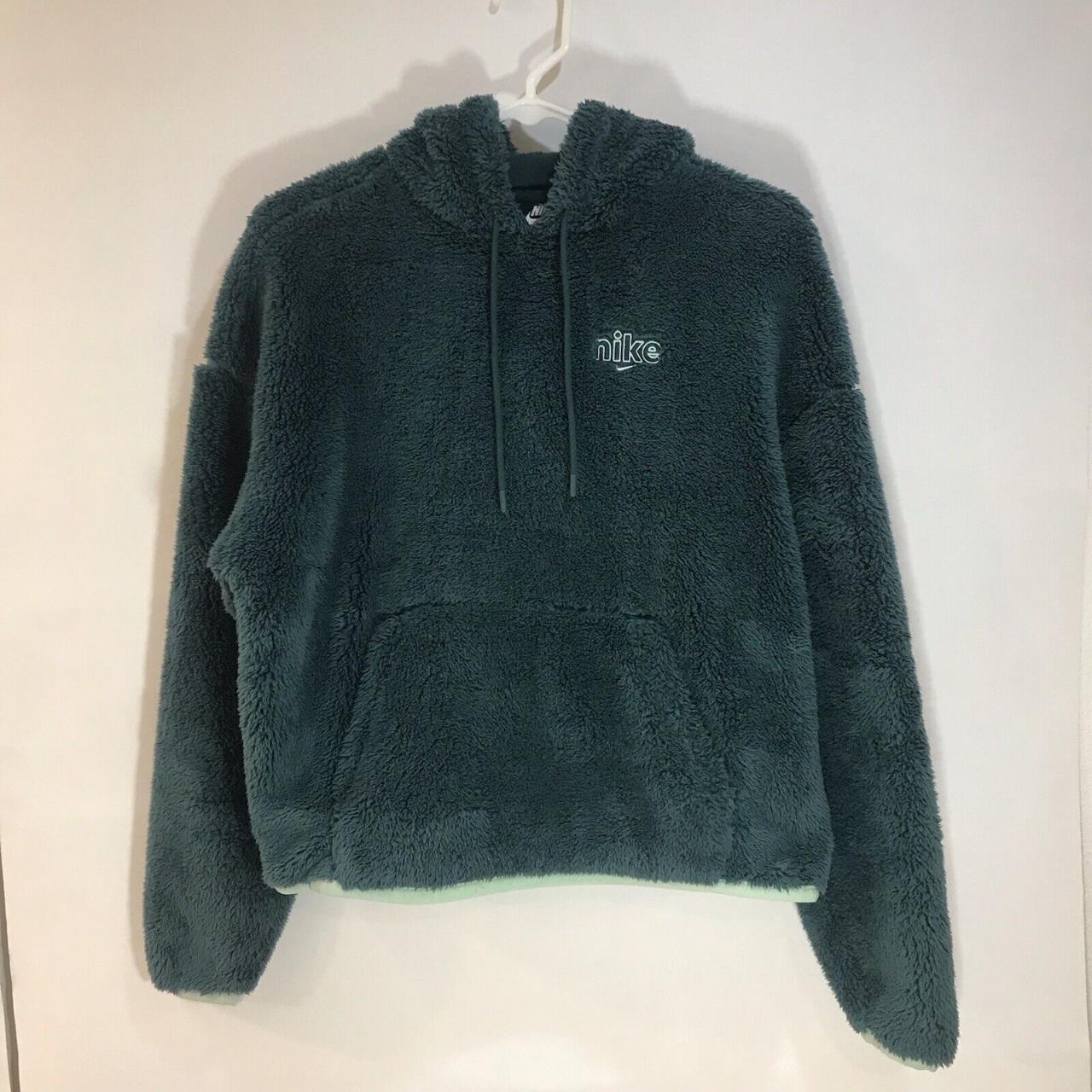 nike sherpa hoodie green