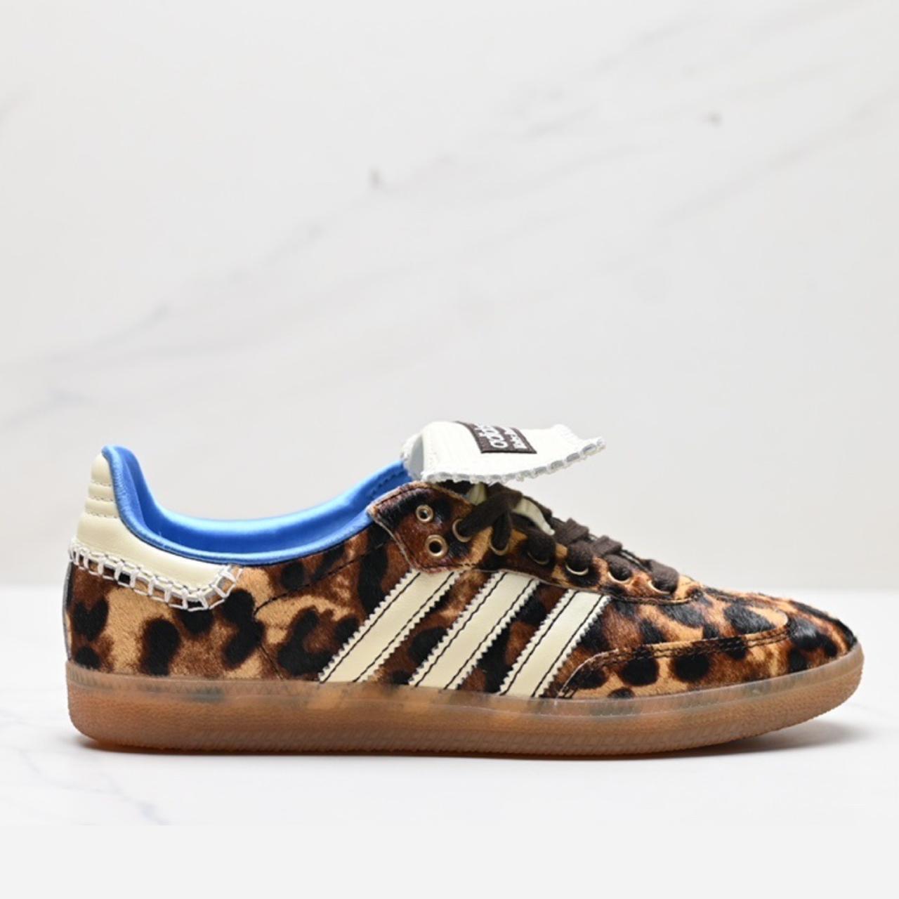 Wales Bonner x adidas Samba 'Leopard Pony' IE0578 Depop