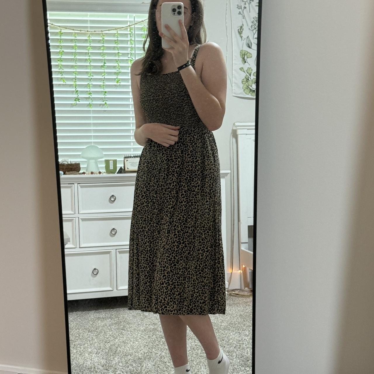 Old navy cheetah dress best sale