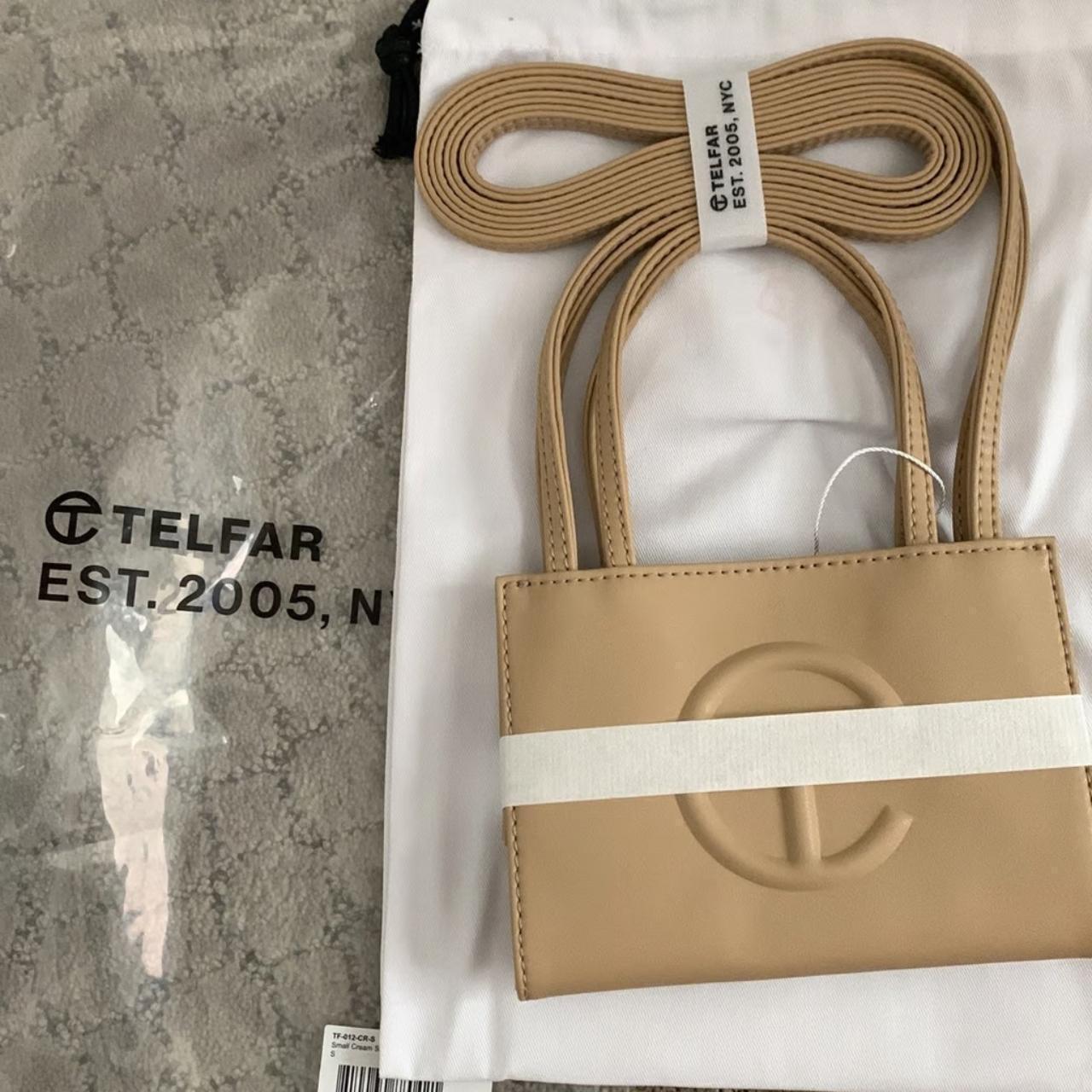 TELFA hotsell Cream Small Shopping Bag