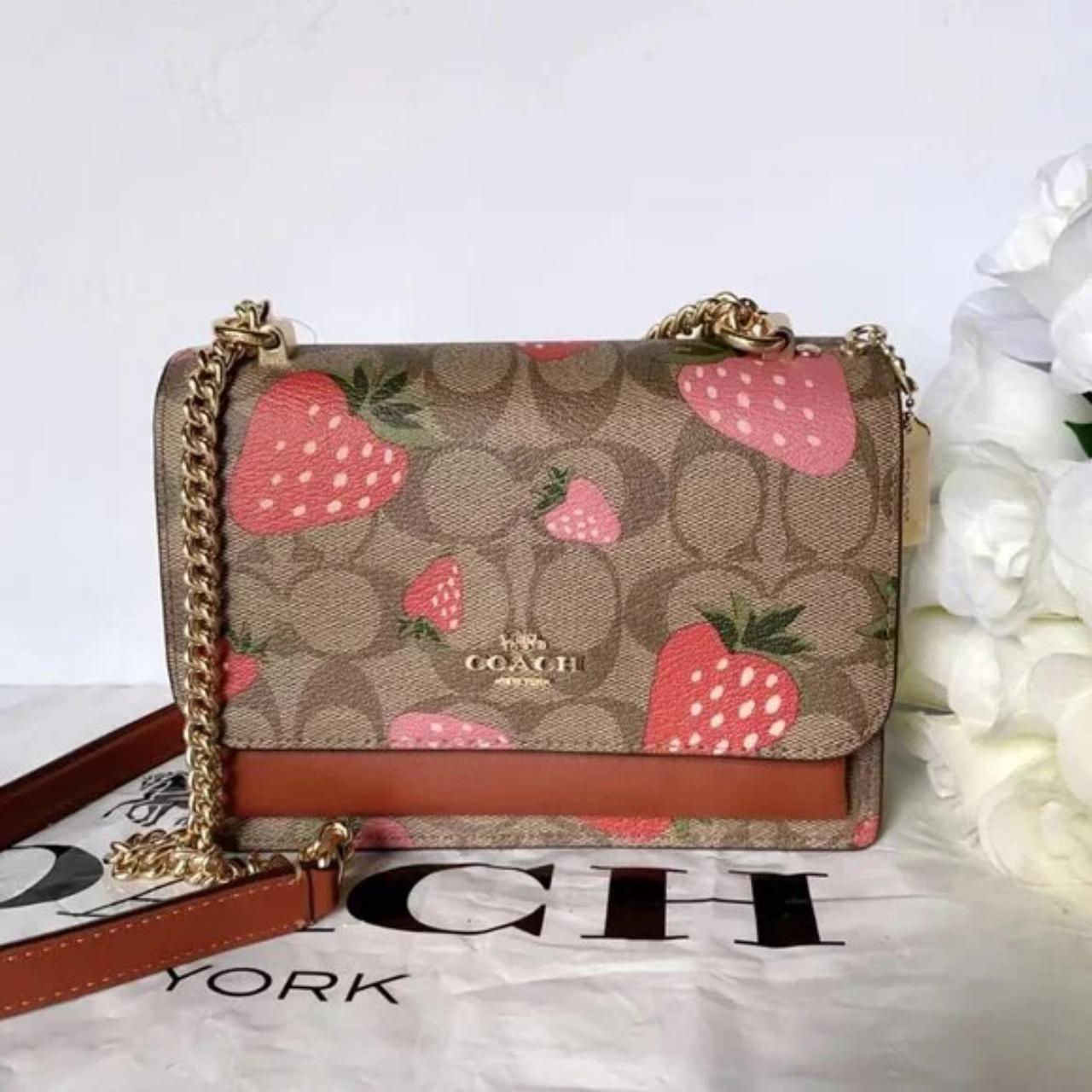 Coach strawberry crossbody bag outlet