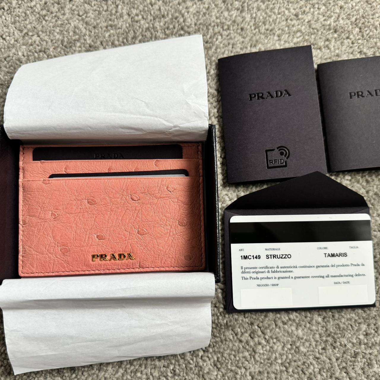 Prada rfid wallet best sale