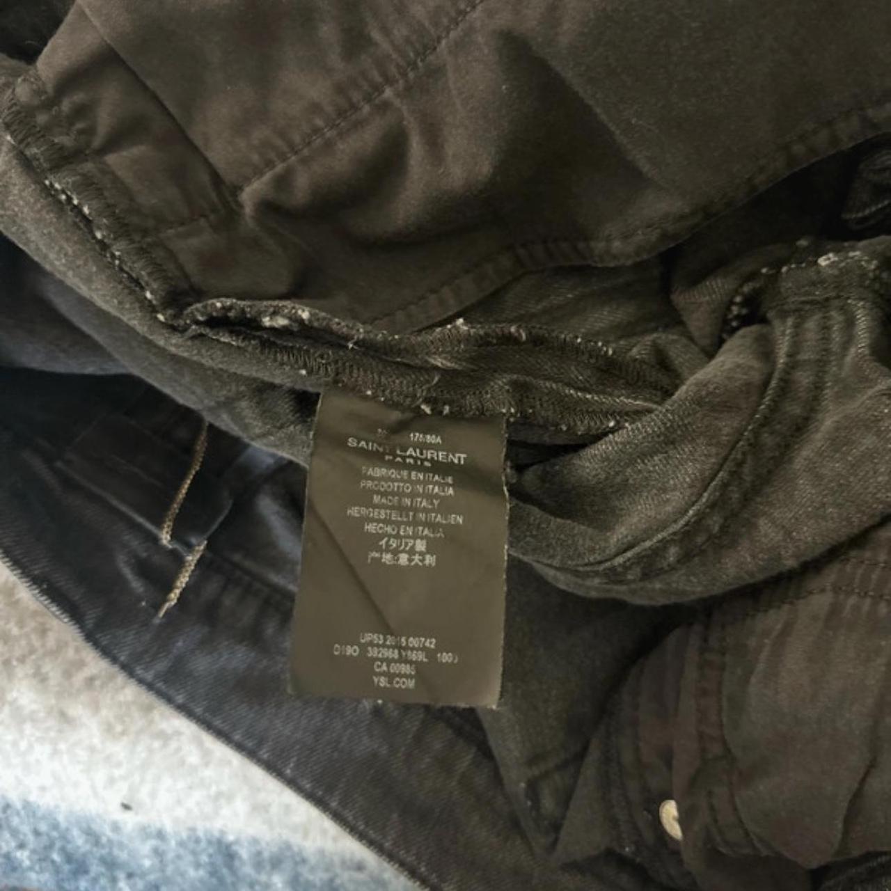 YSL zipper jeans French vintage y2k Good shape. YSL | Depop