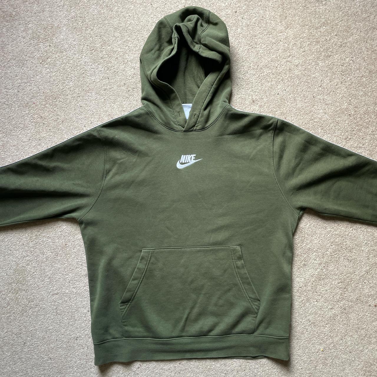 army green nike sweatshirt