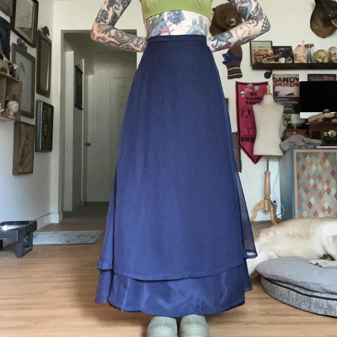 Formal clearance navy skirt