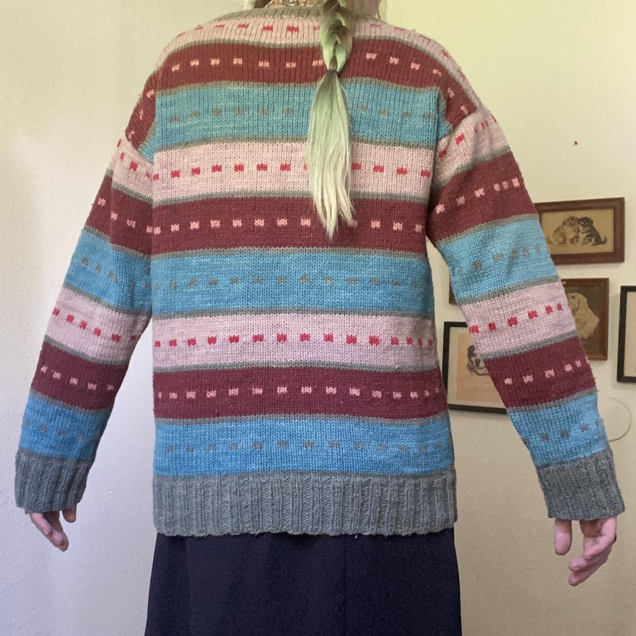 Vintage Women's Sweater - Multi - L – 60s 70s vin… - image 5