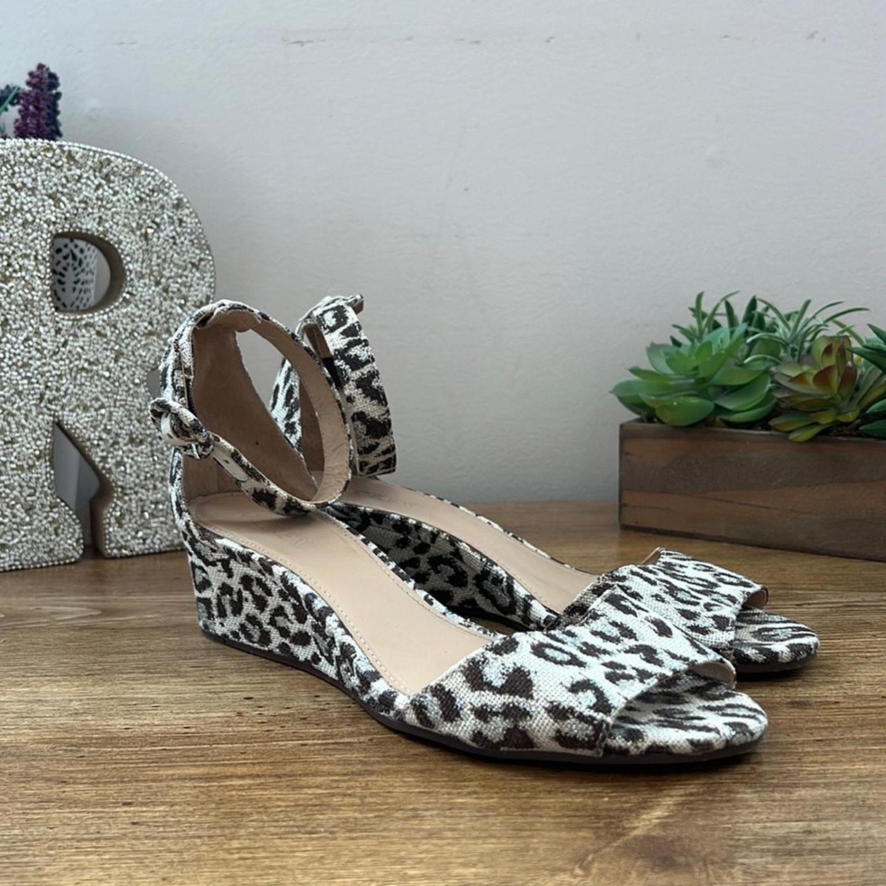 Good J.Crew cheetah print Sandals