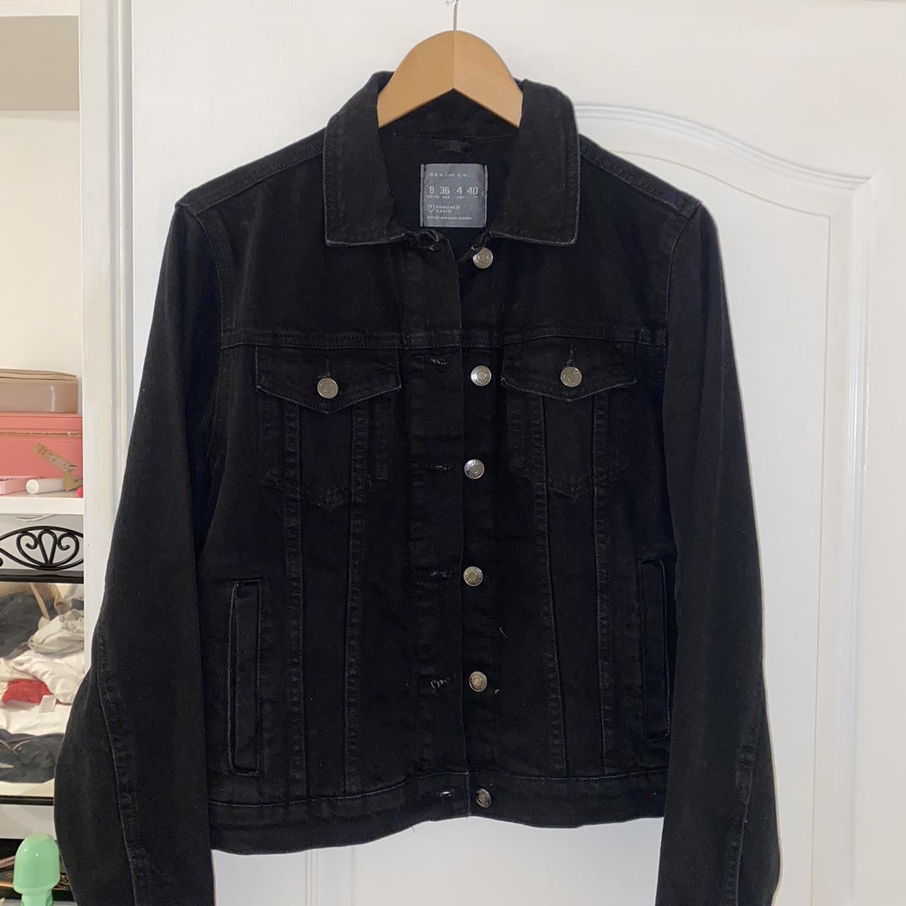 Black denim jacket primark best sale