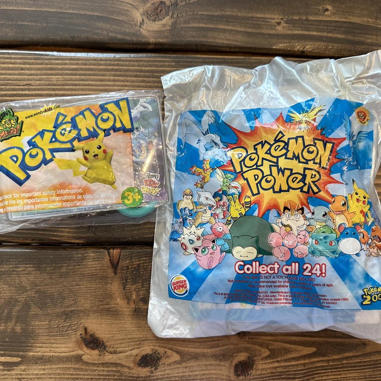 Pokemon Power Burger King Pokemon Kids Meal Toys Lot Of Wendy's