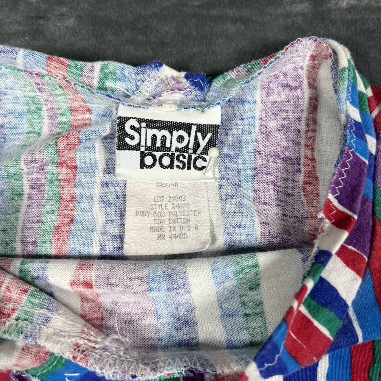 Women's Shirt - Multi - M – 90’s Simply Basic Wom… - image 4