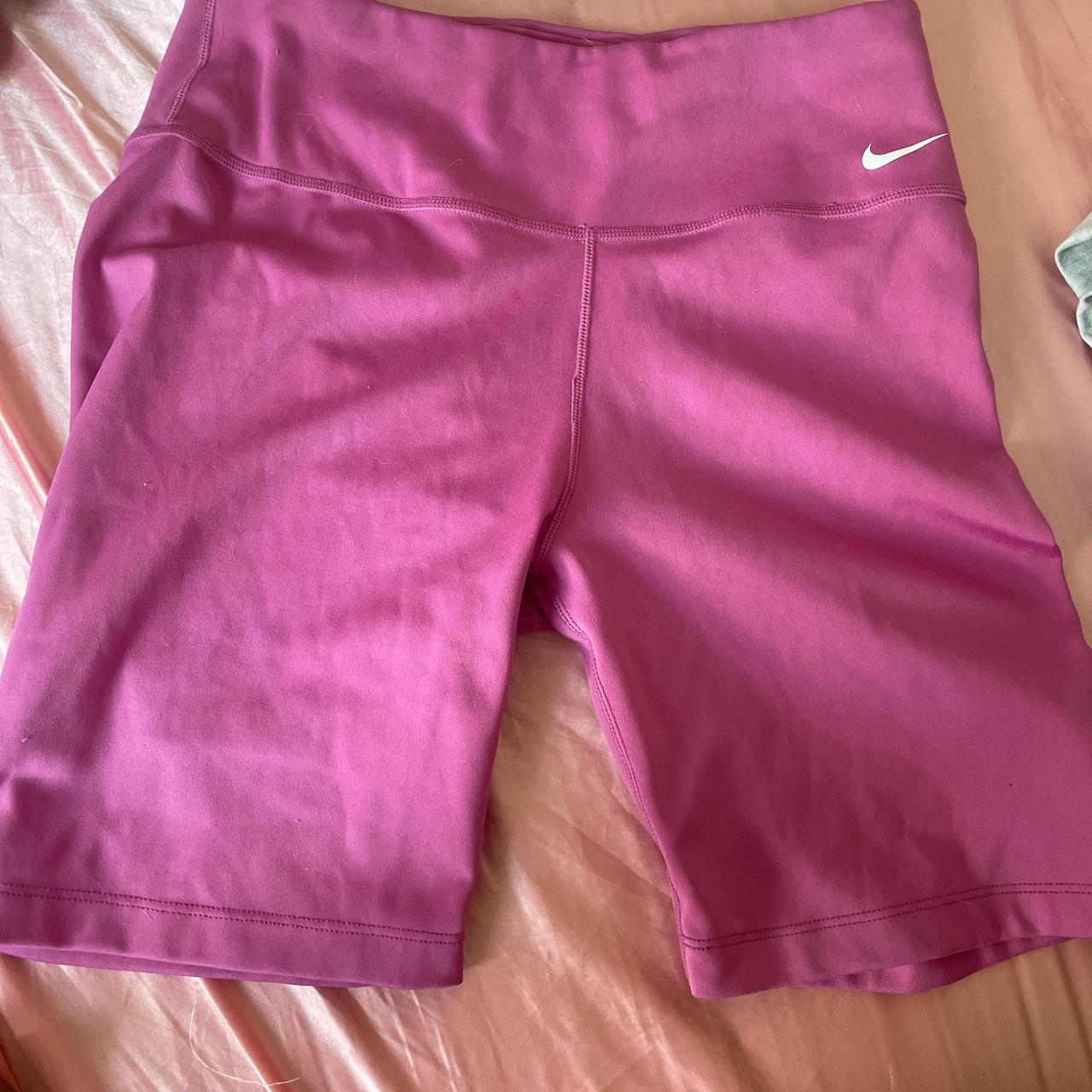 nike purple cycling shorts