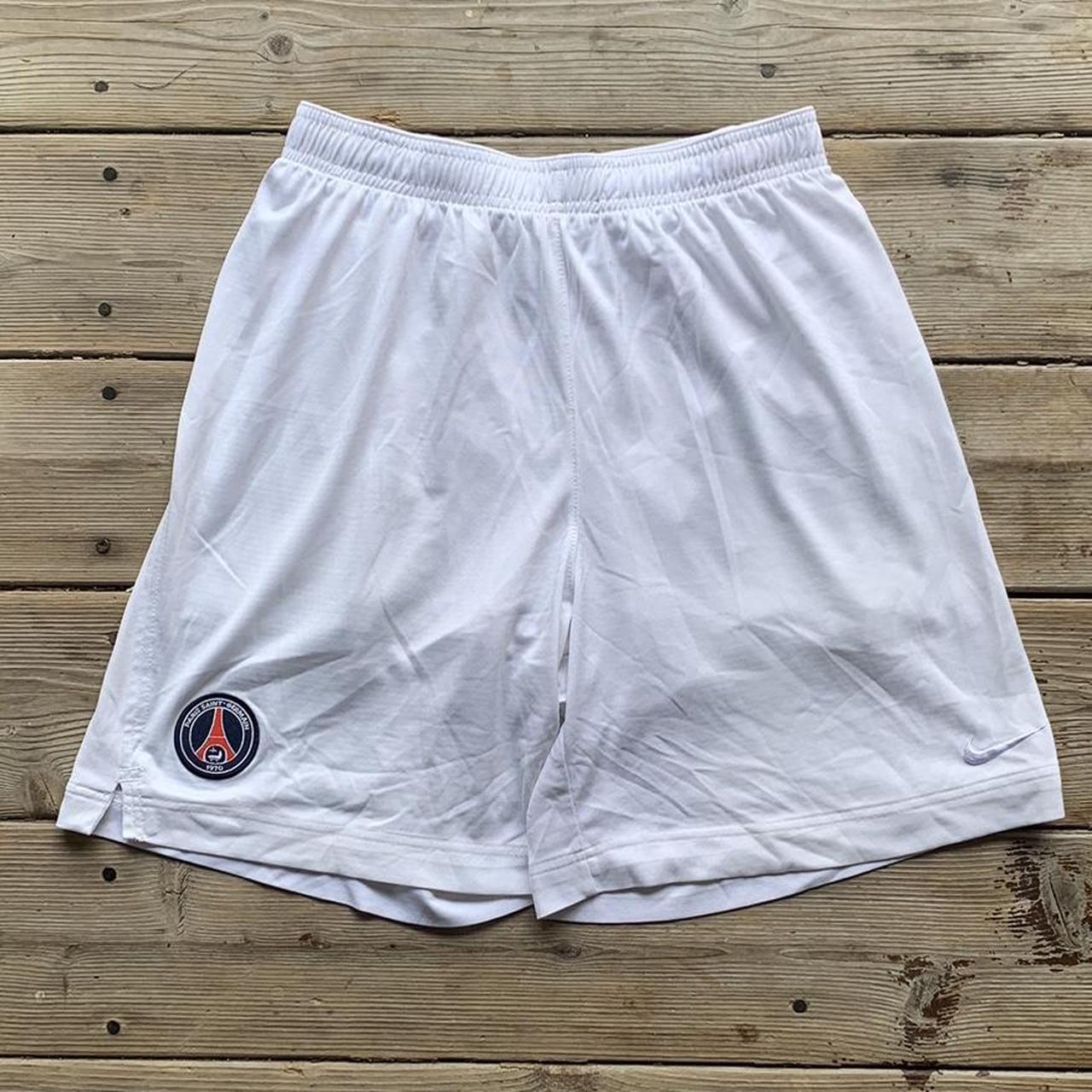 white psg shorts
