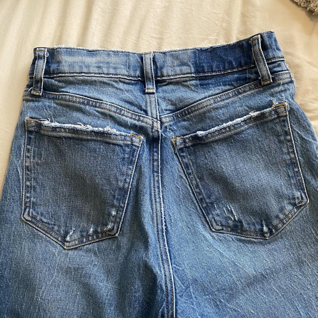 Abercrombie 90s Straight Ultra High Rise Jeans Dark... - Depop