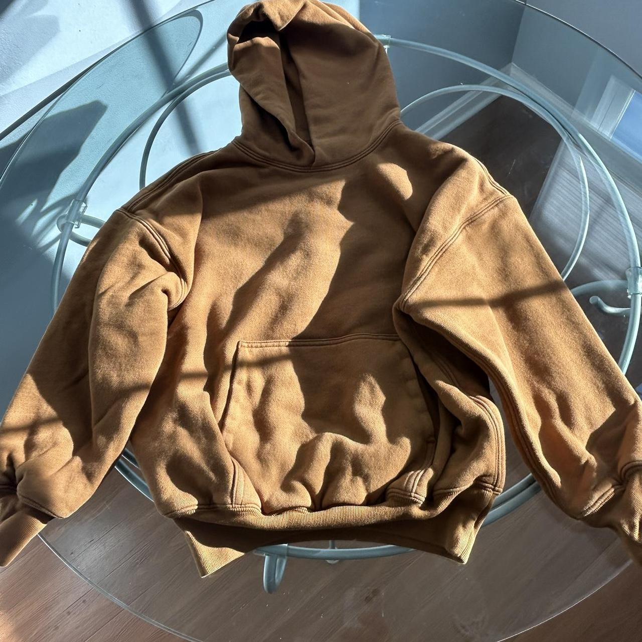 Clothing Mens Brown Gap Hoodie Yeezy Gap Hoodie Men's Medium, Brown