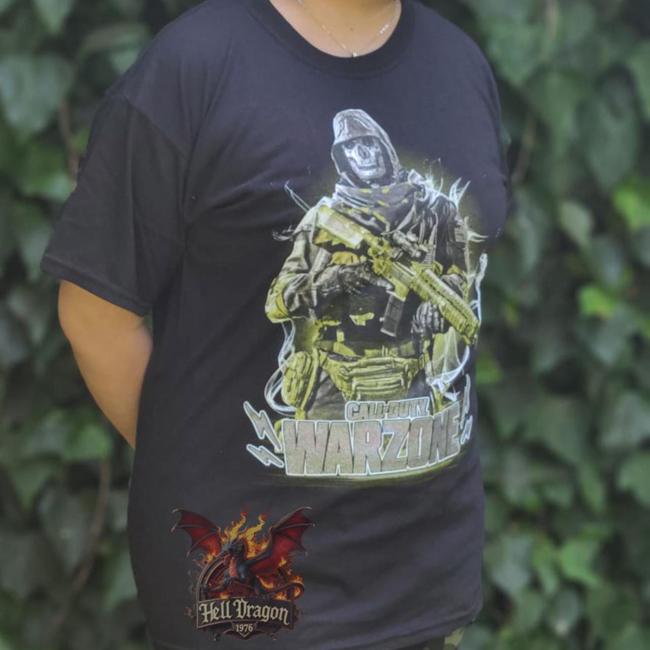 Cod Modern Warfare Ghost Warzone T-shirt 100% Cotton | Depop
