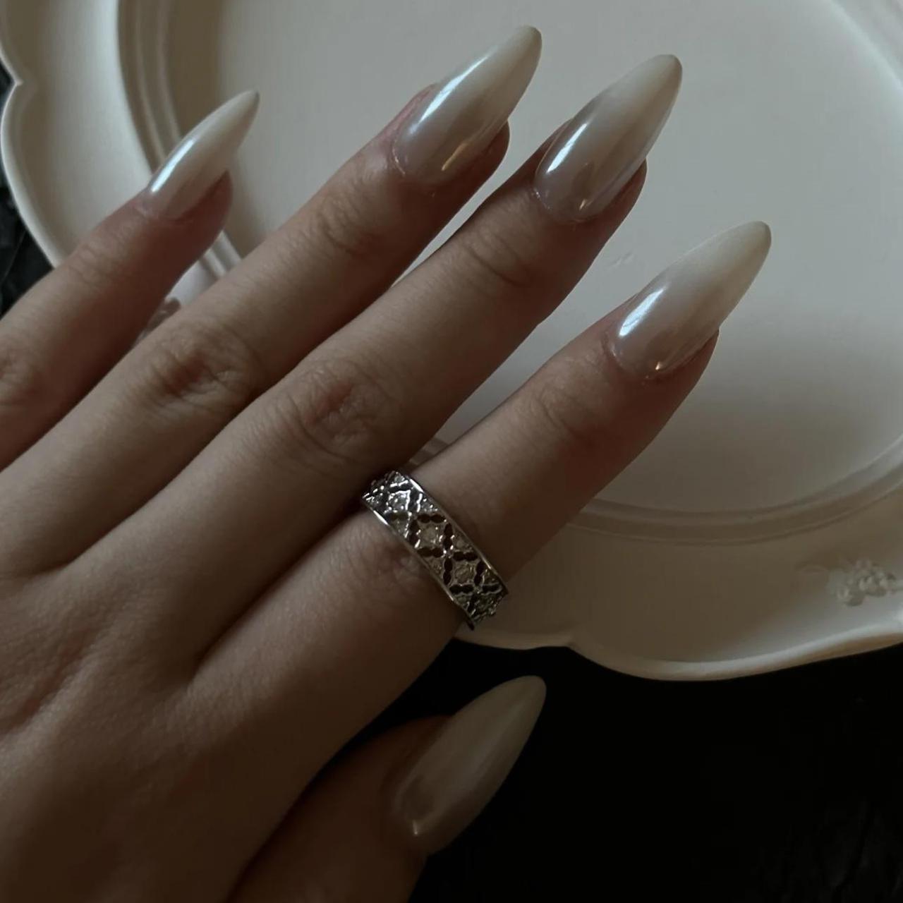 Women's Ring - Silver – Handmade adjustable ring … - image 2