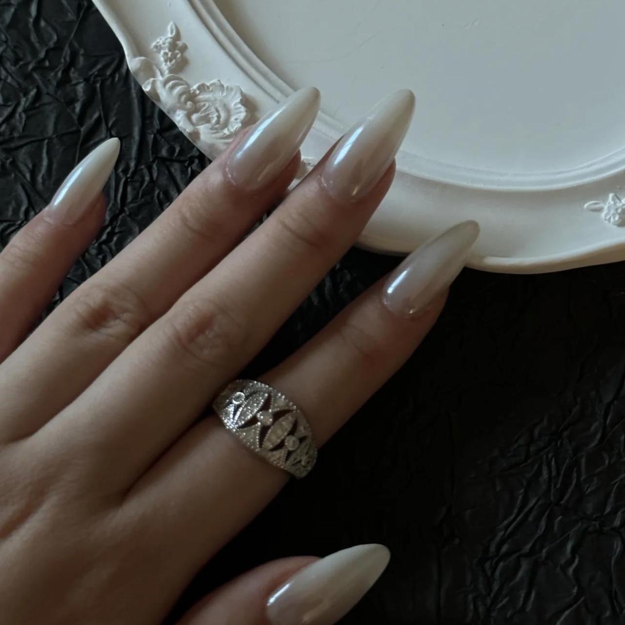 Women's Ring - Silver – Handmade adjustable ring … - image 3