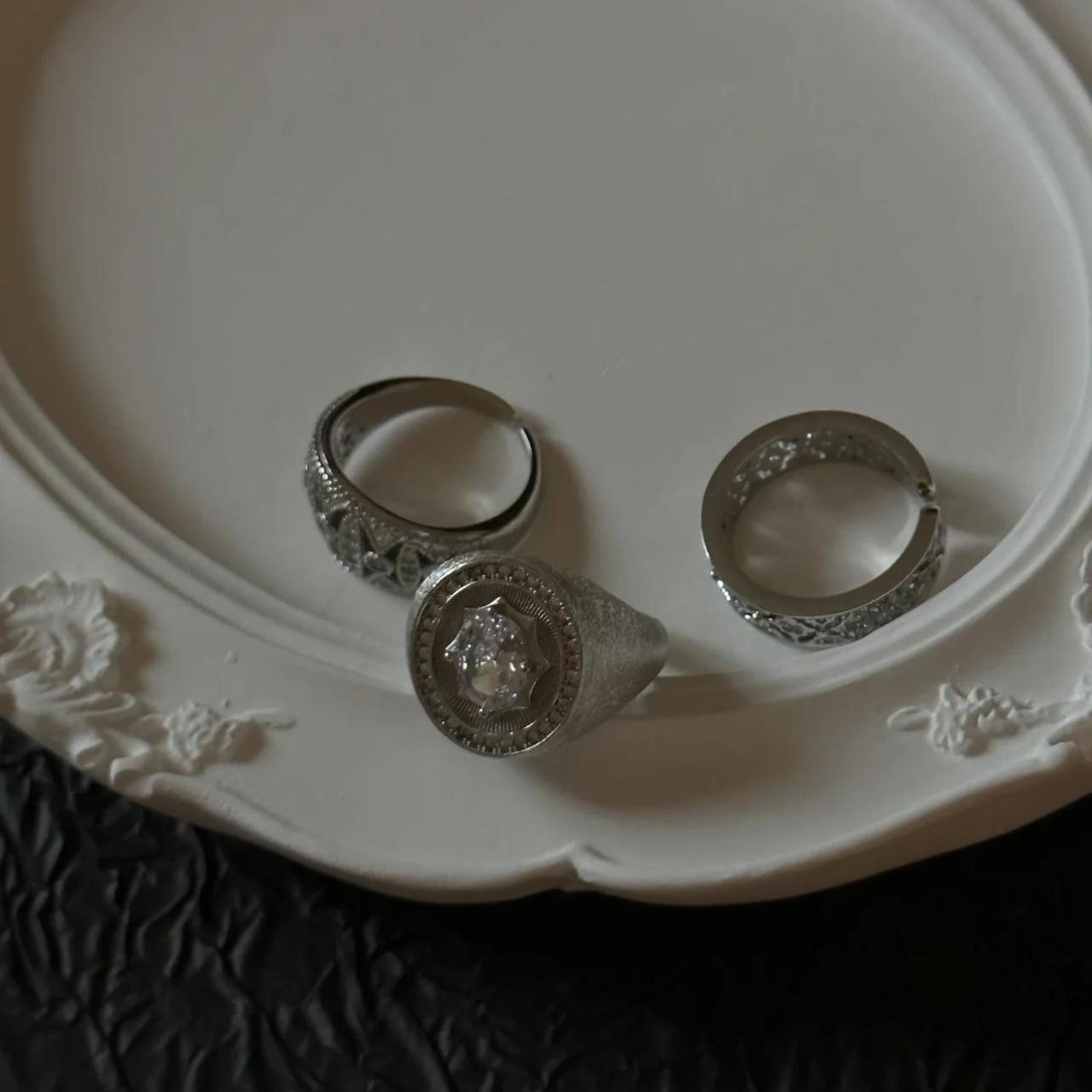 Women's Ring - Silver – Handmade adjustable ring … - image 5