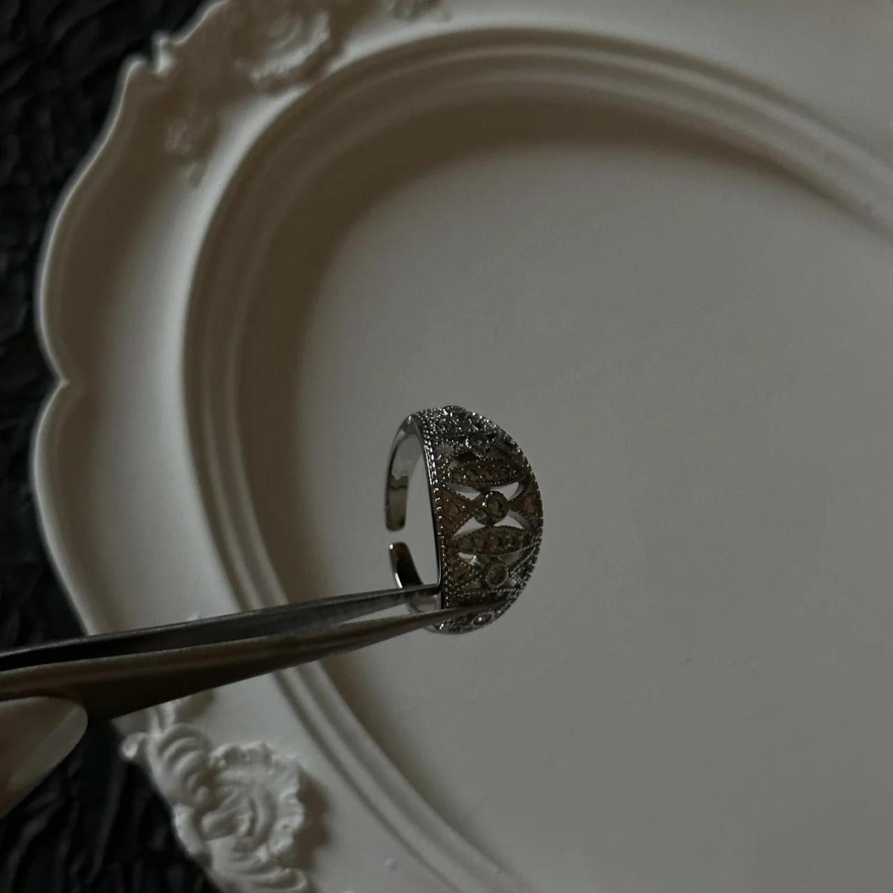 Women's Ring - Silver – Handmade adjustable ring … - image 7