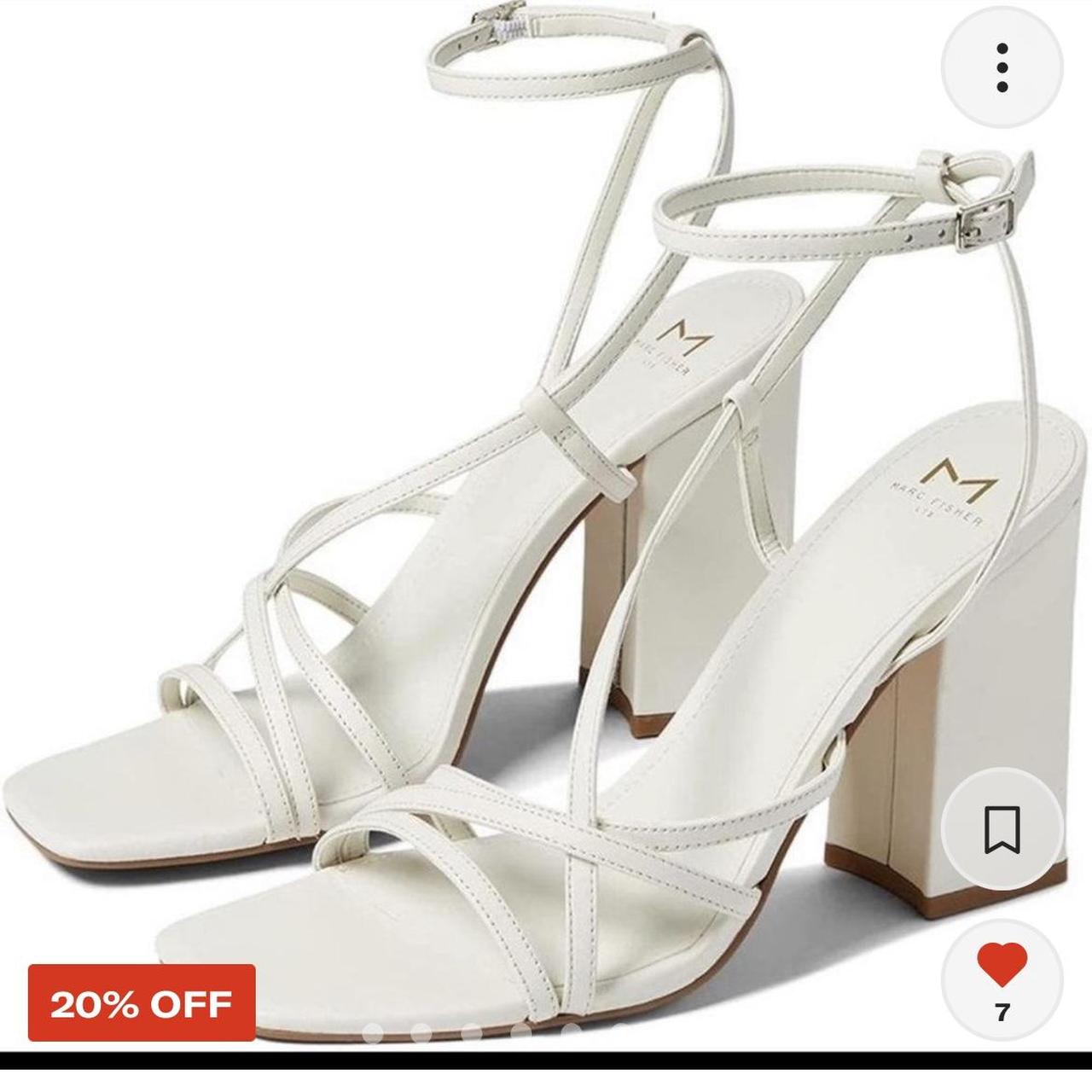 Marc fisher sale white heels