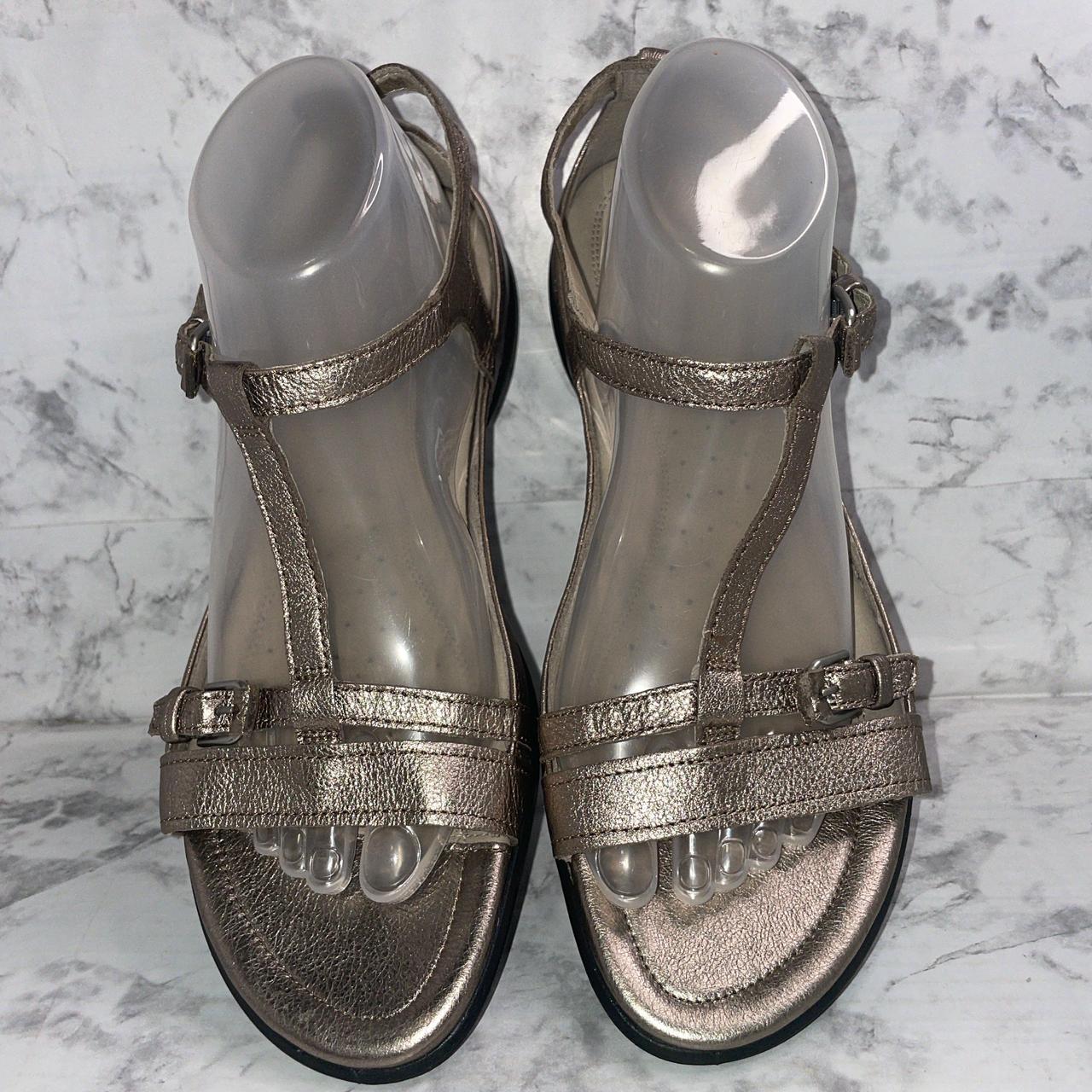 Ecco Flash Women s Comfort Sandals Size 41 Metallic. Depop