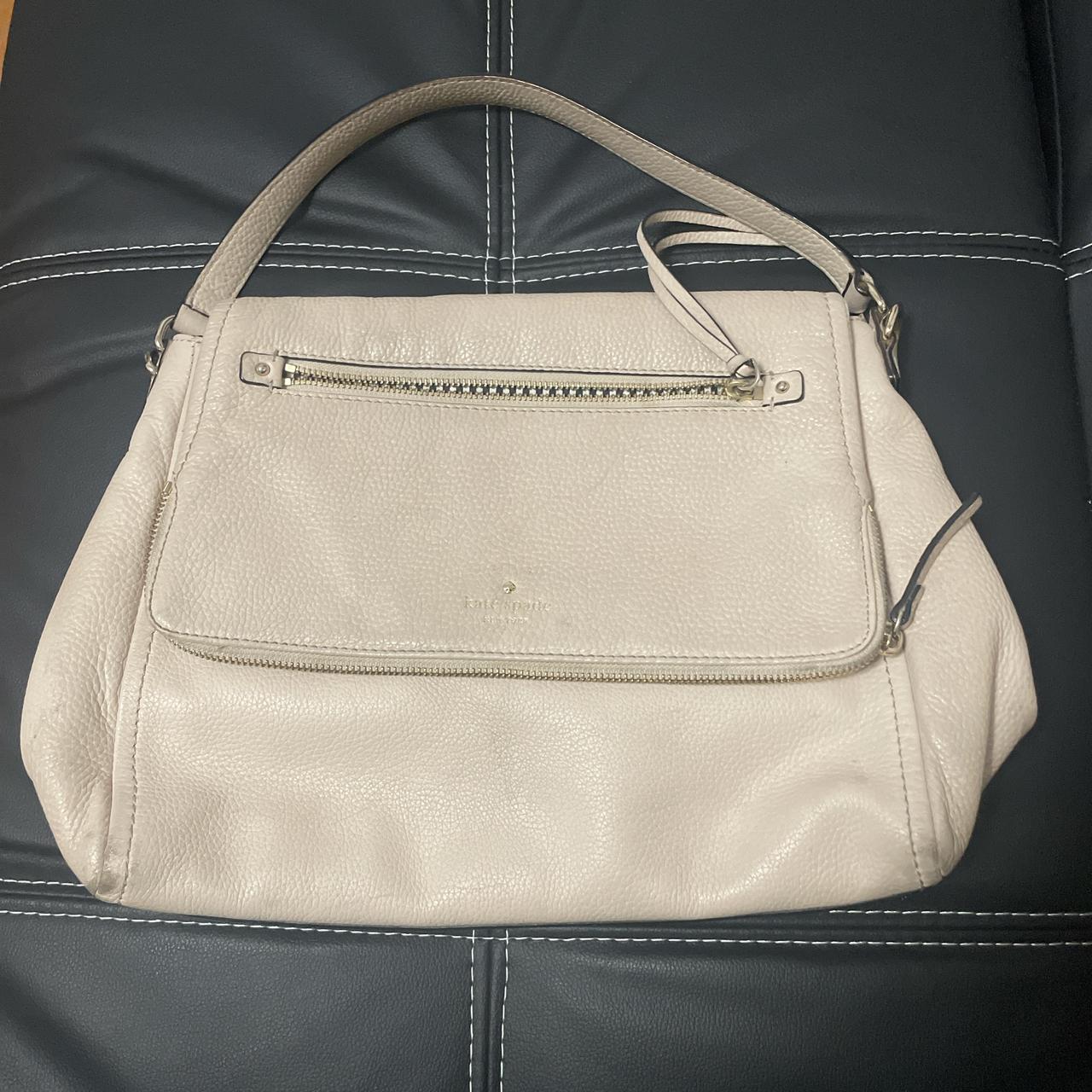 kate spade linen shoulder bags for women Pre owned. Depop