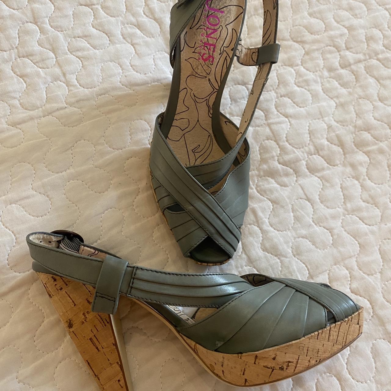 70's funky style khaki green cork Depop