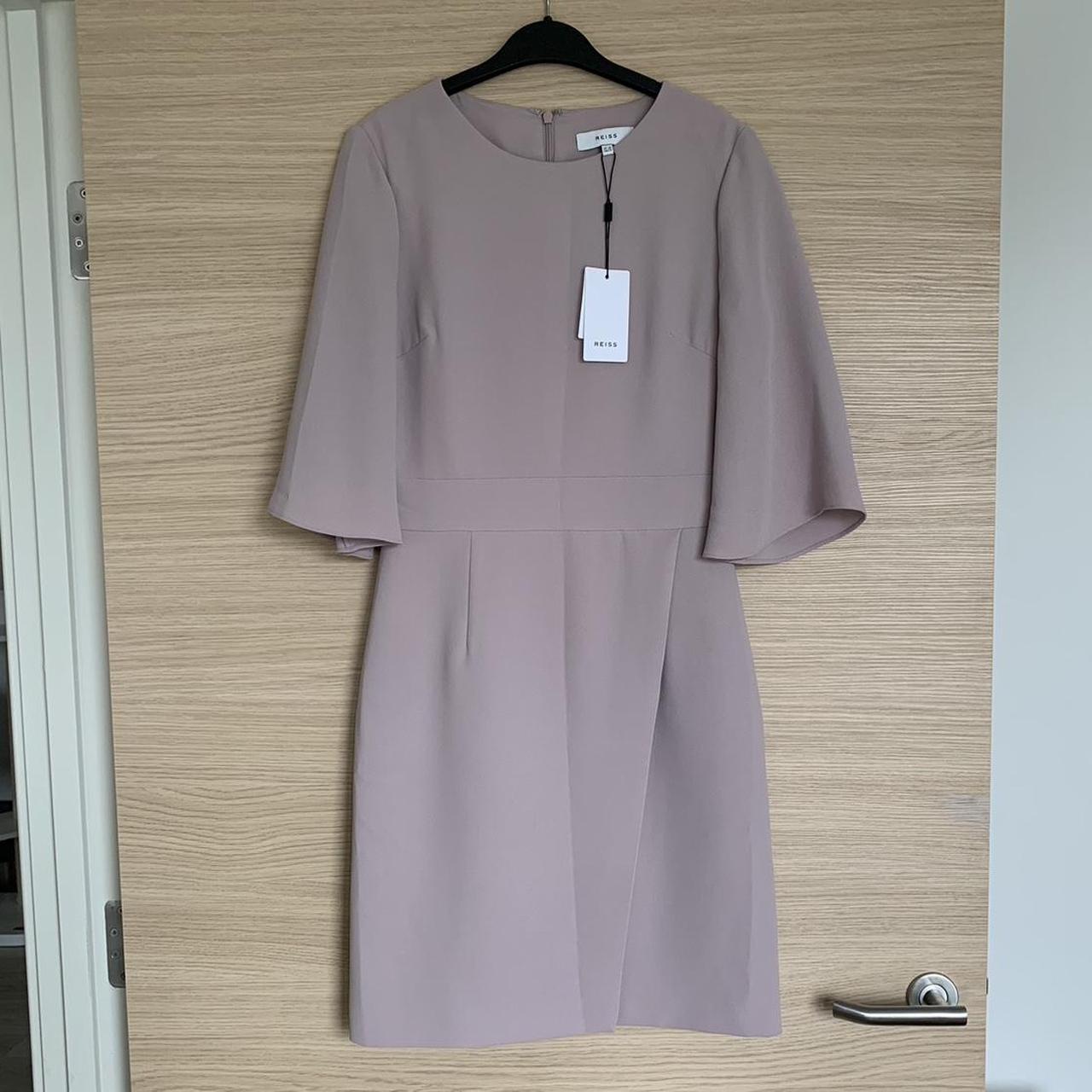 Myra tailored wrap front dress neutral best sale