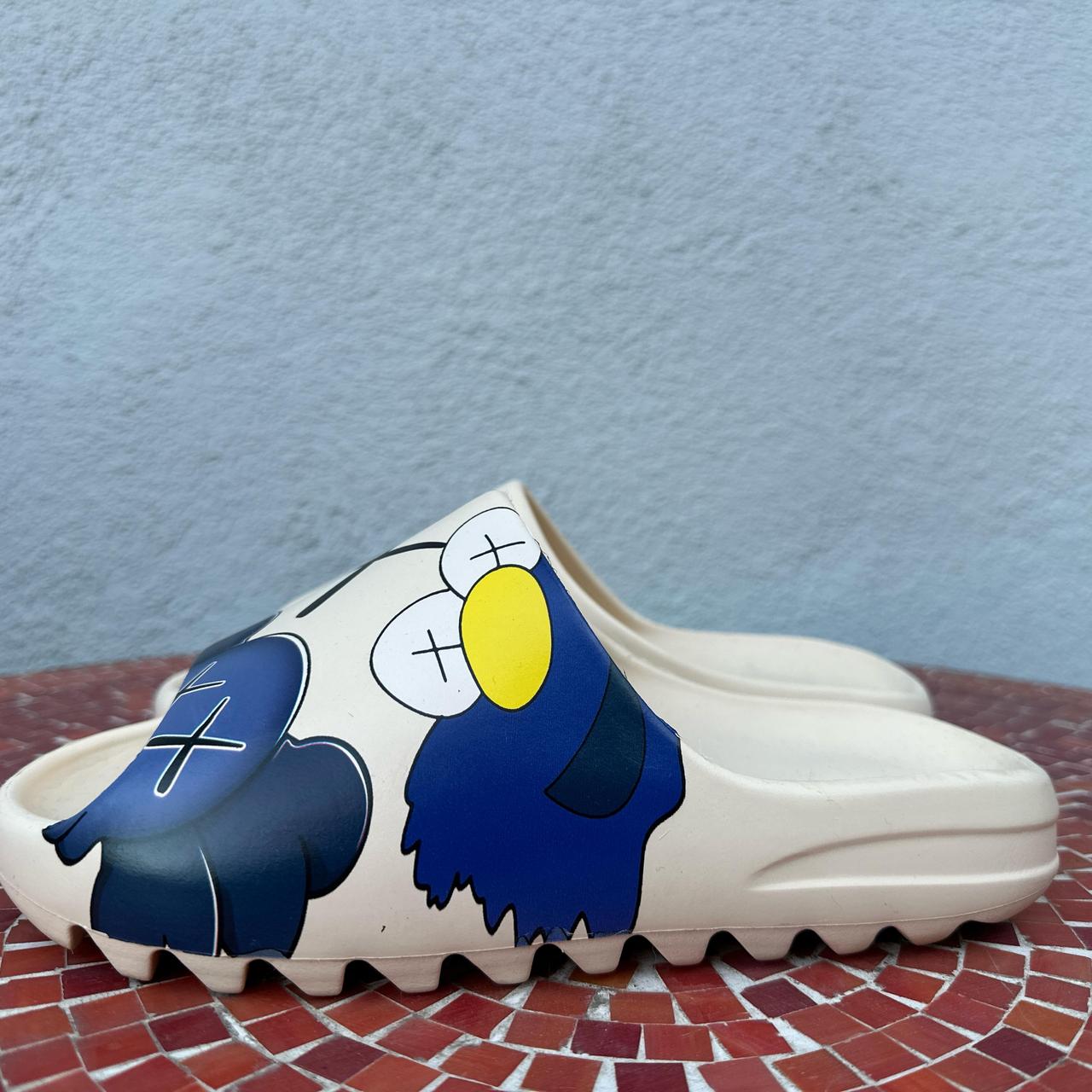 Men's Slides - Multi/Cream – Elmo slides #cool #o… - image 4