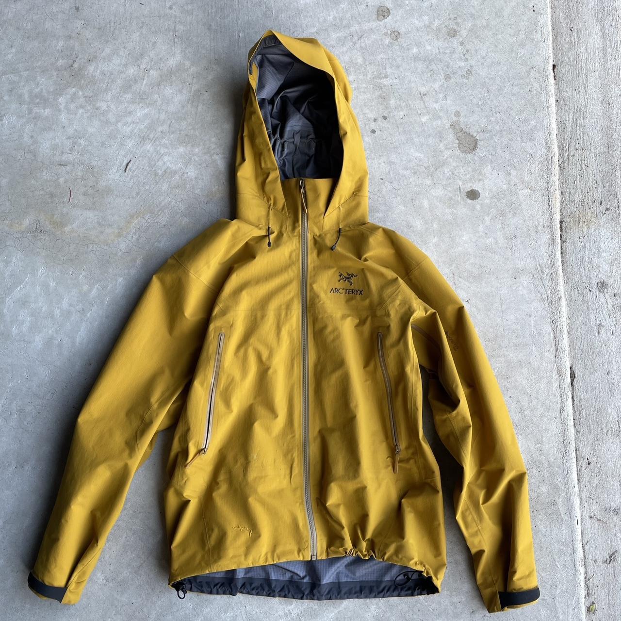 Arc'teryx yellow and black Beta AR jacket | Depop