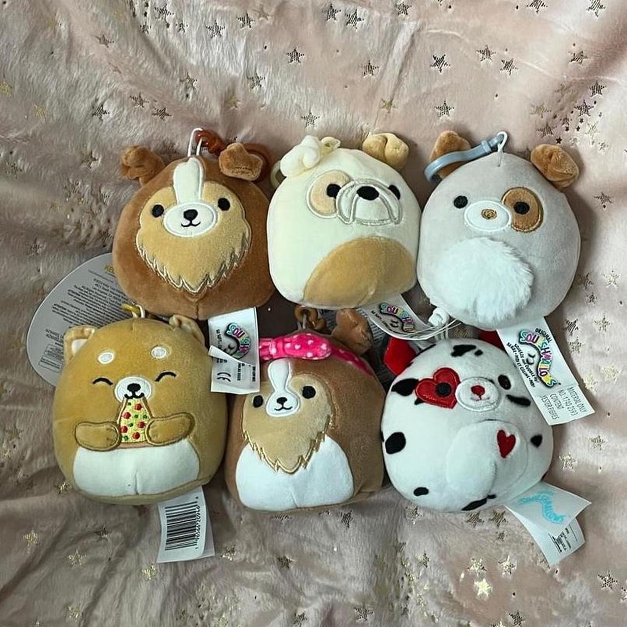 Squishmallow popular dog clip bundle