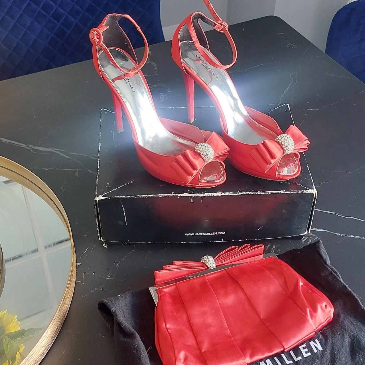 Karen millen matching shoes and bag set. Original. Depop