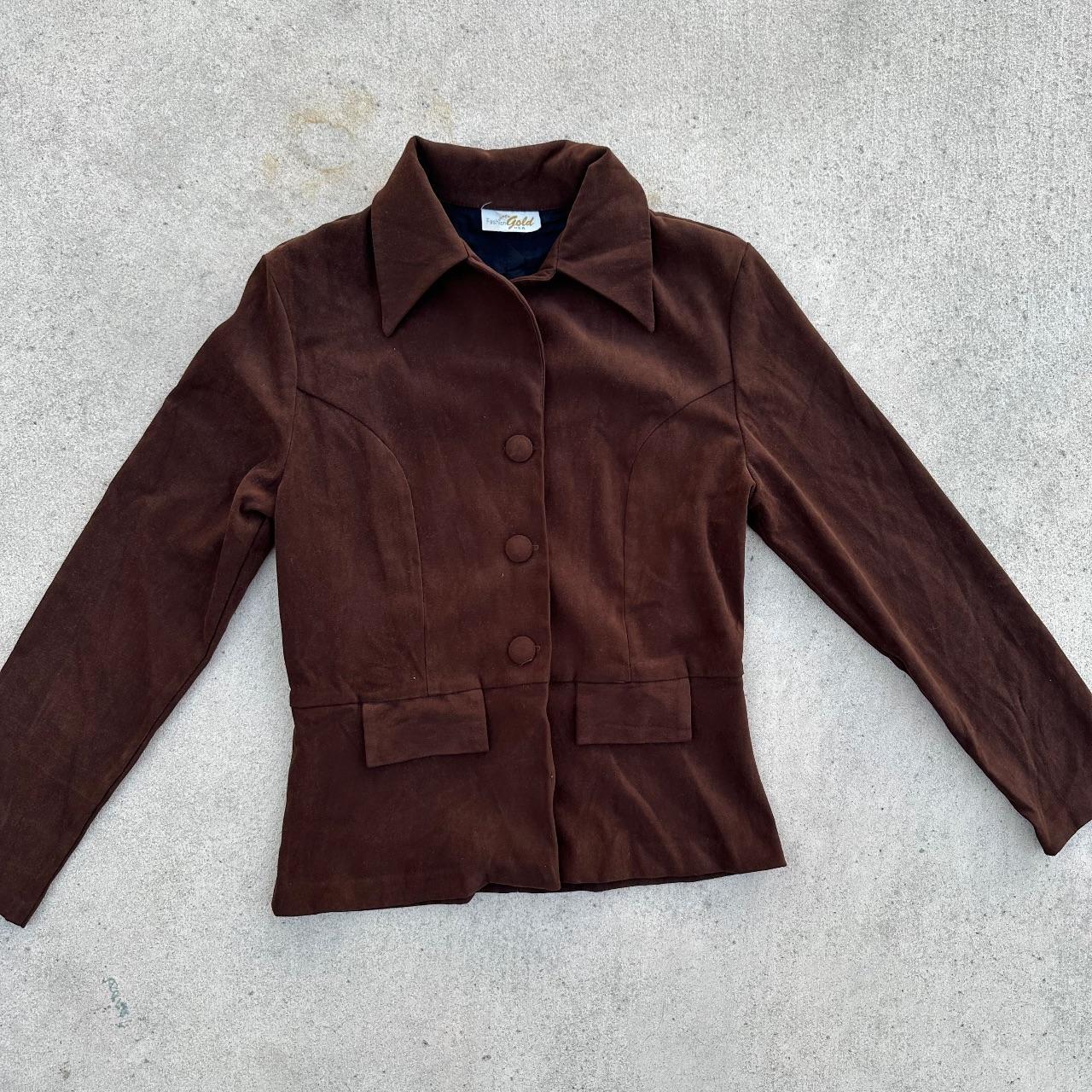 American Vintage Women's Tailored jacket - Brown … - image 2