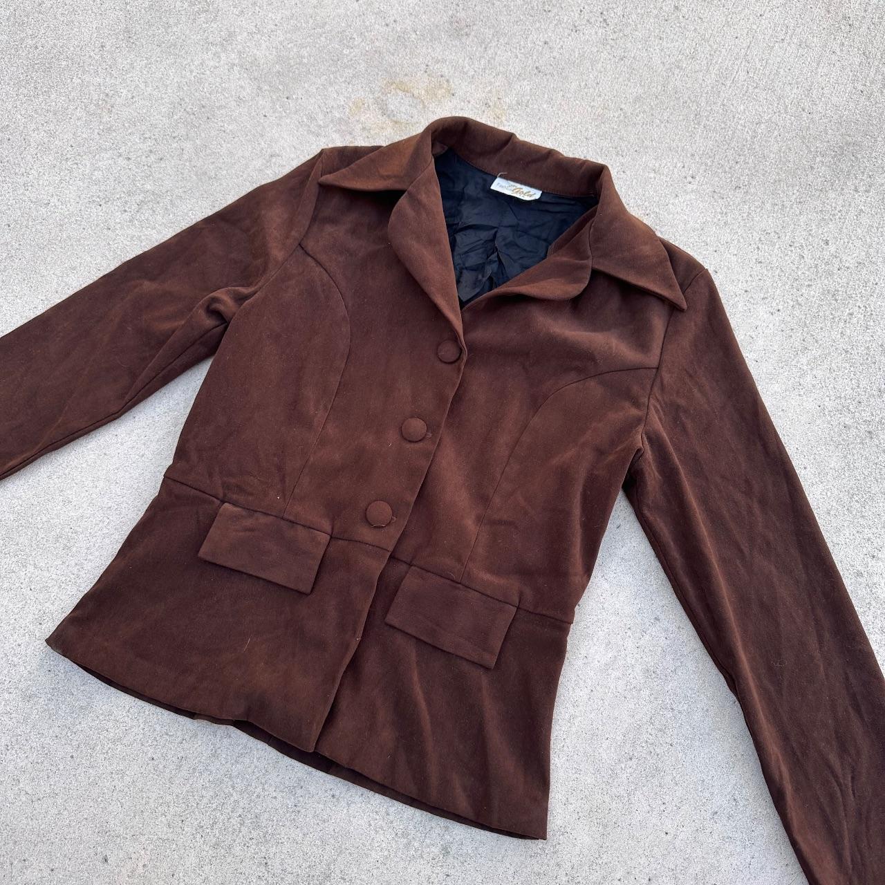 American Vintage Women's Tailored jacket - Brown … - image 3