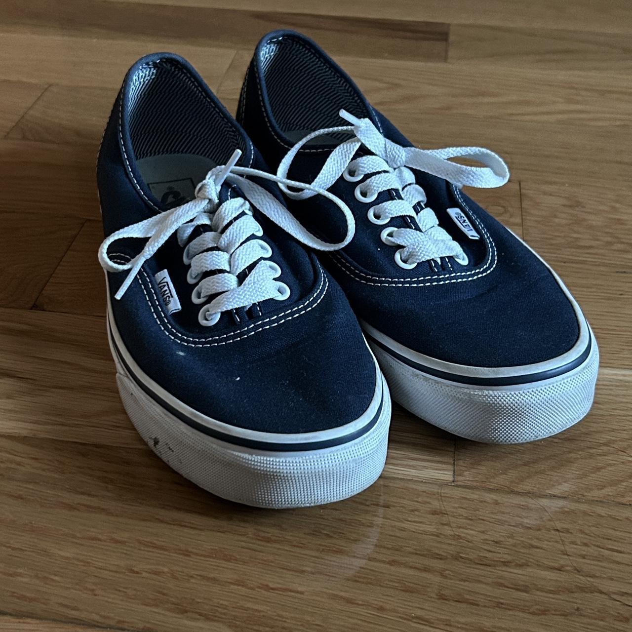 Ladies navy blue vans hotsell