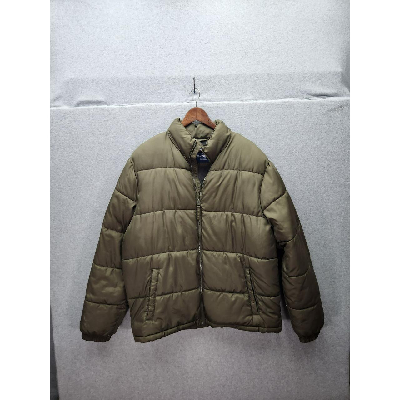 Old navy green puffer jacket best sale