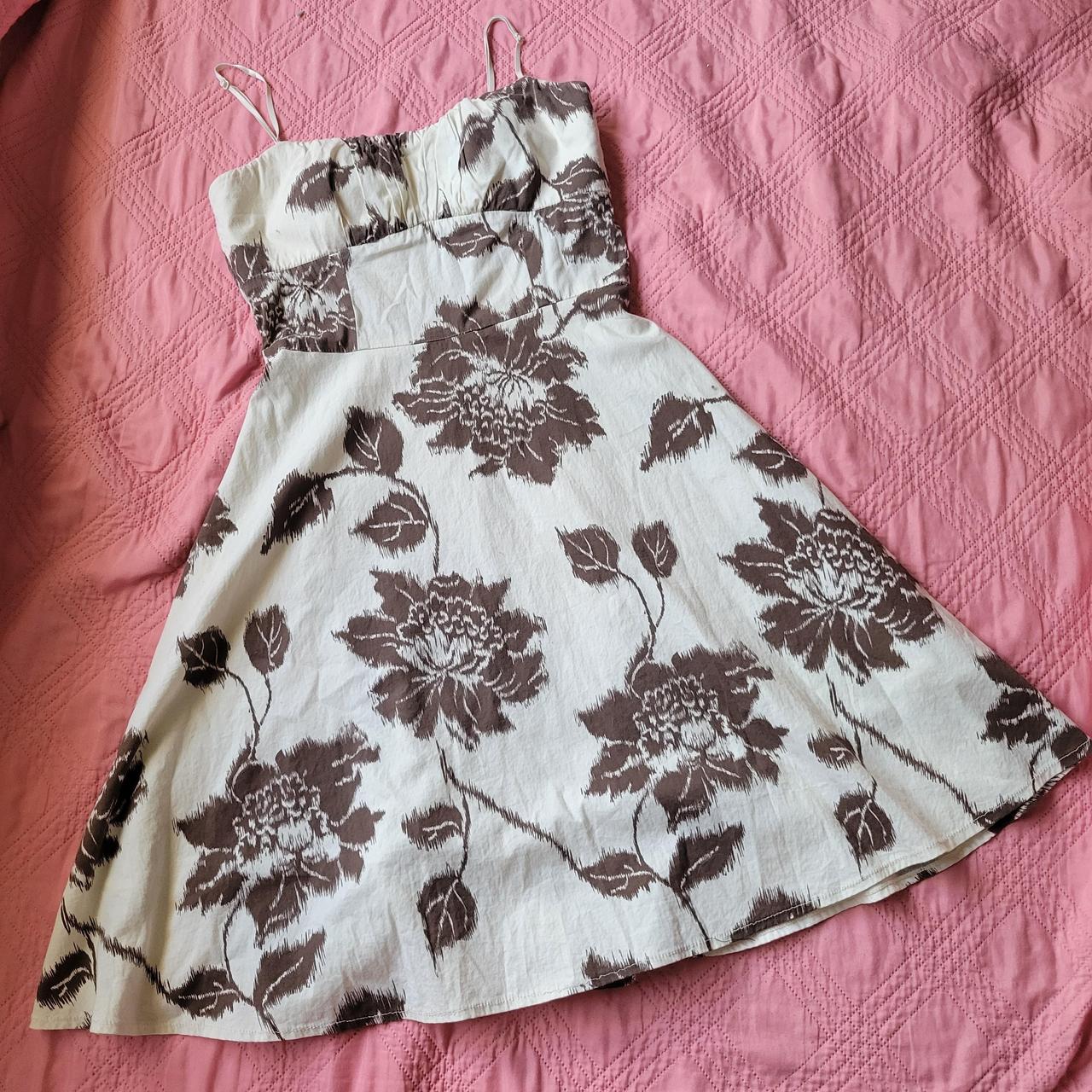 Ruby Rox Women's Dress - White/Brown - 12 – Ruby … - image 1