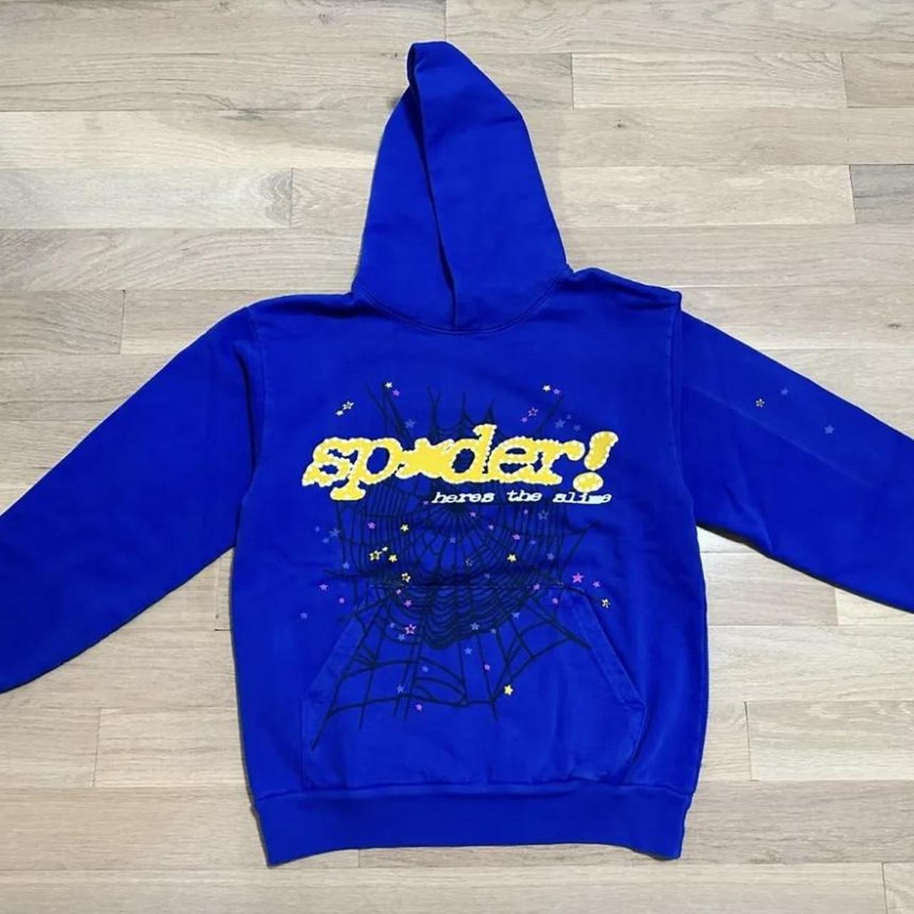 Spider Worldwide tc blue hoodie