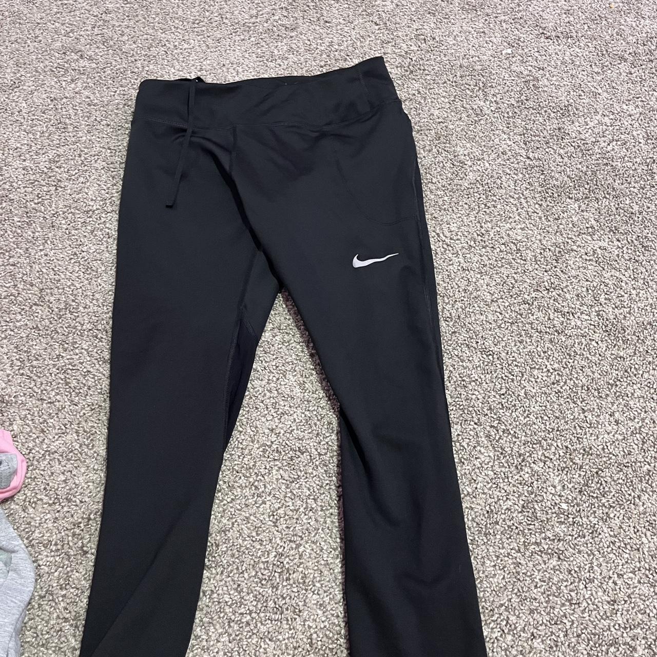 nike drawstring waist leggings