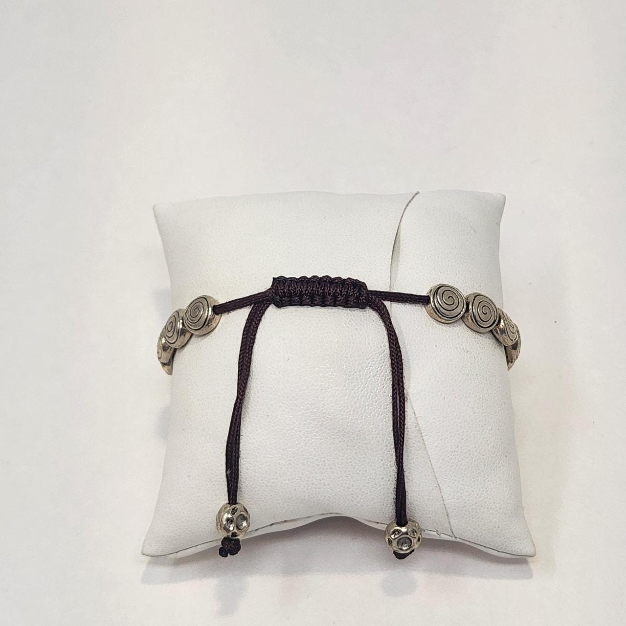 Source Unknown Women's Bracelet - Silver/Brown – … - image 3