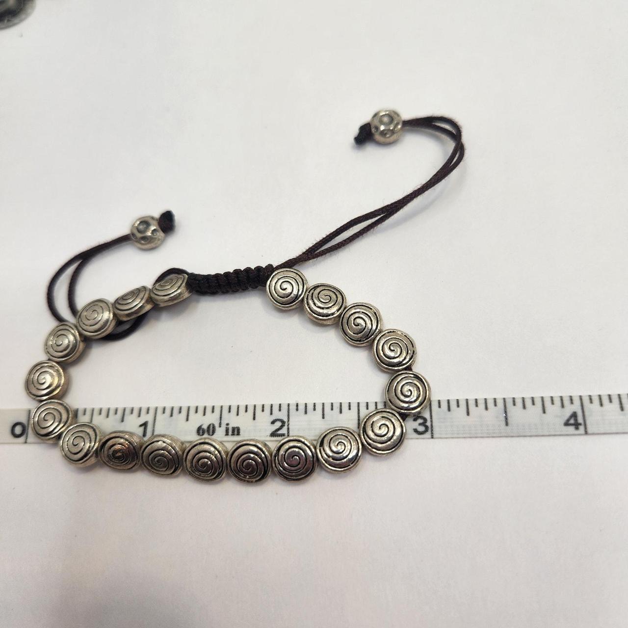 Source Unknown Women's Bracelet - Silver/Brown – … - image 6