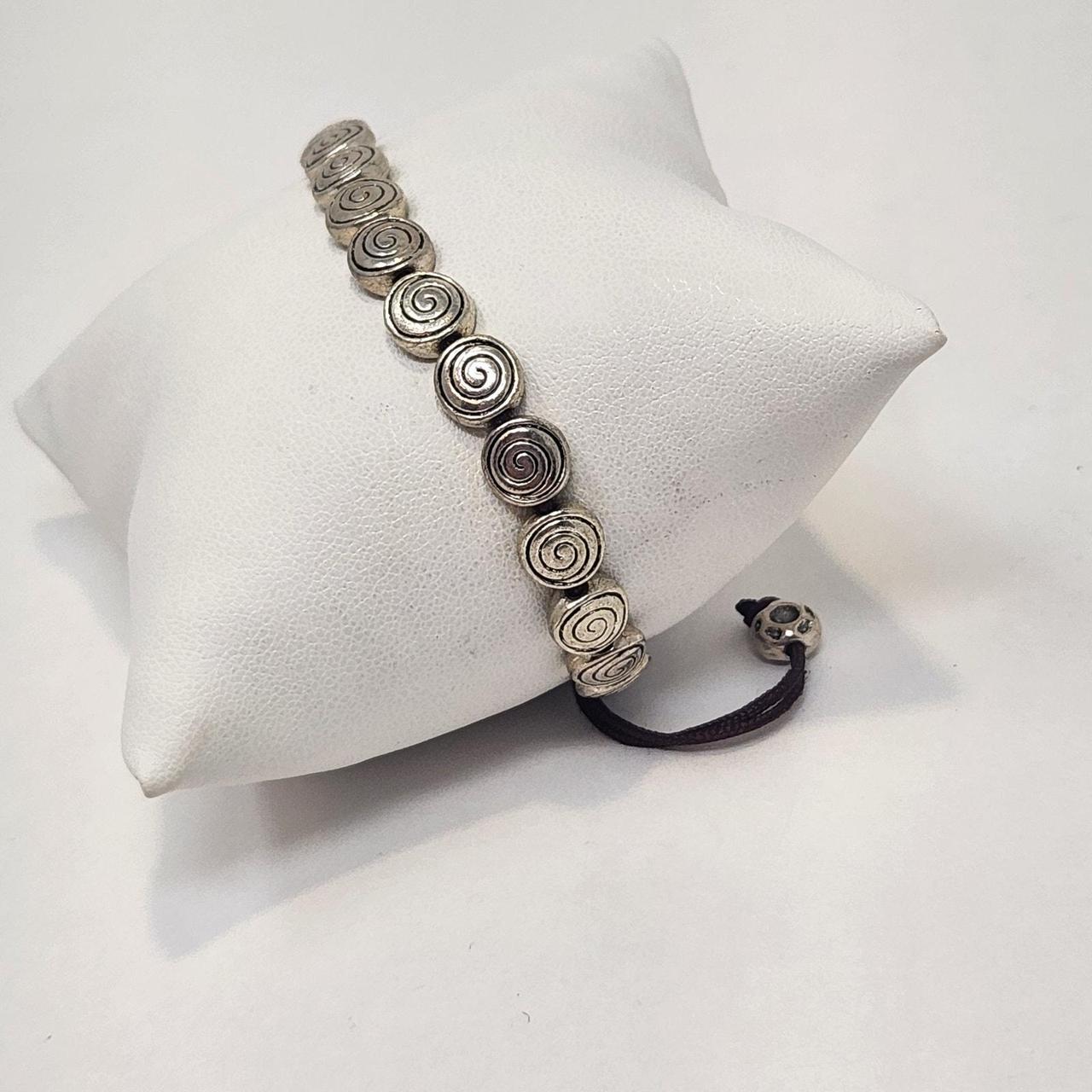 Source Unknown Women's Bracelet - Silver/Brown – … - image 2