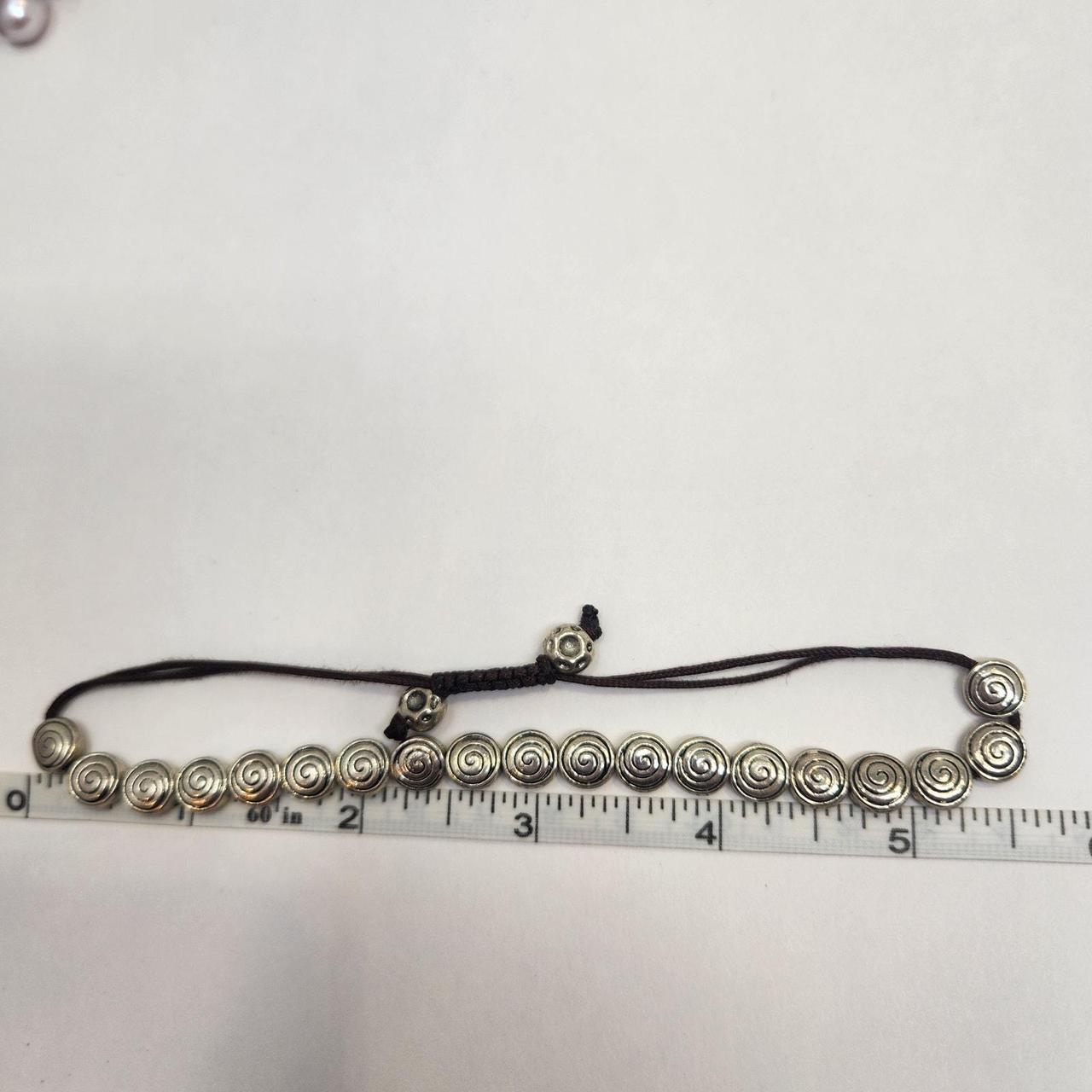 Source Unknown Women's Bracelet - Silver/Brown – … - image 5