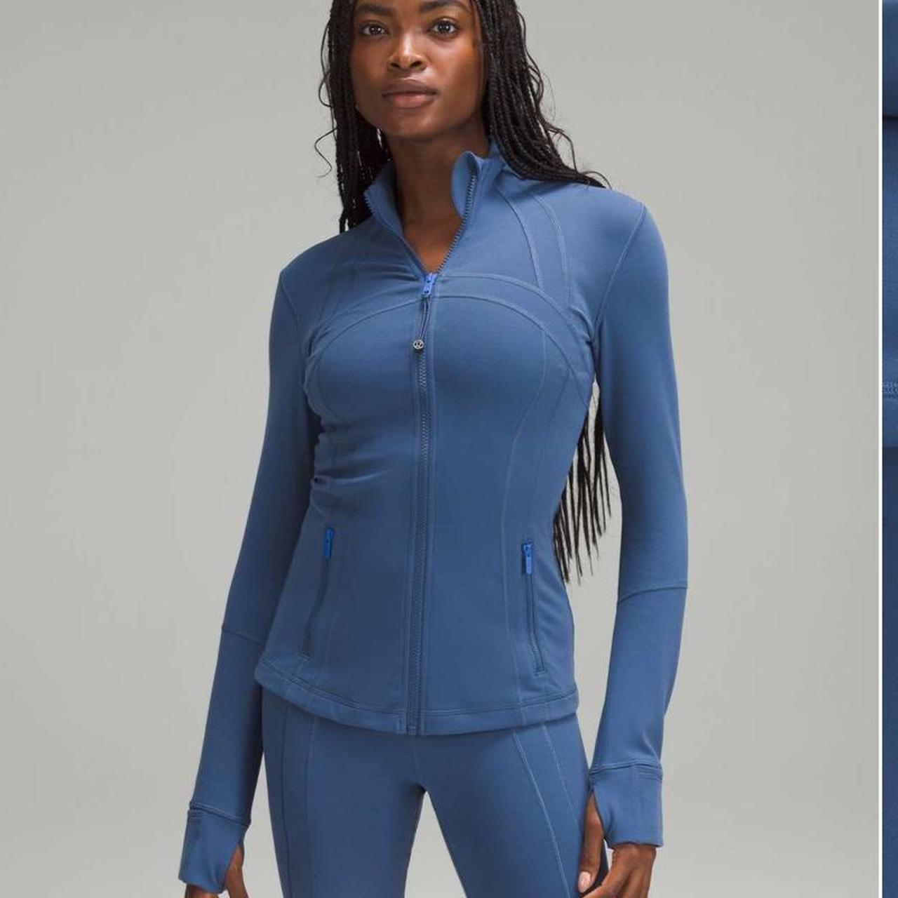 pitch blue lululemon define jacket has a minor | Depop